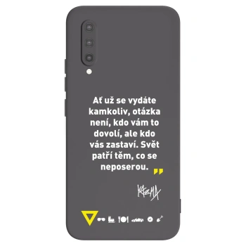 Obal pro Xiaomi Mi 9 Lite - Kazma - SVĚT PATŘÍ TĚM, CO SE NEPOSEROU