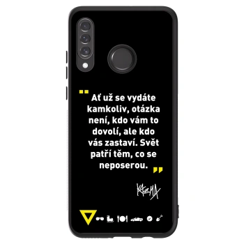 Picasee ULTIMATE CASE pro Huawei P30 Lite - Kazma - SVĚT PATŘÍ TĚM, CO SE NEPOSEROU
