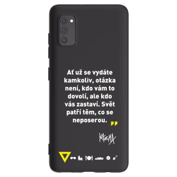Obal pro Samsung Galaxy A41 A415F - Kazma - SVĚT PATŘÍ TĚM, CO SE NEPOSEROU