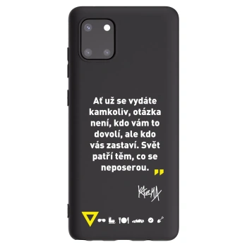 Obal pro Samsung Galaxy Note 10 Lite N770F - Kazma - SVĚT PATŘÍ TĚM, CO SE NEPOSEROU
