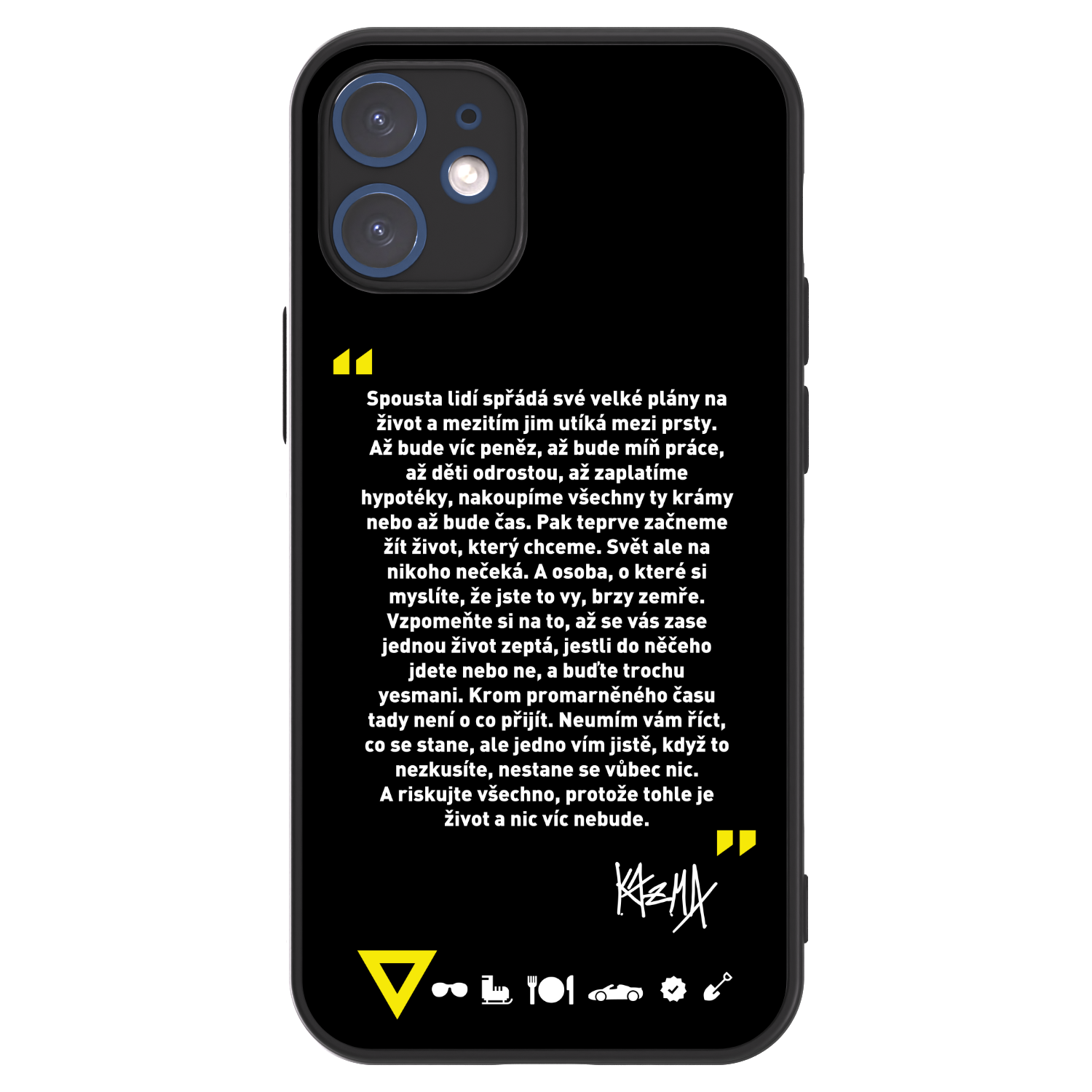 Picasee ULTIMATE CASE pro Apple iPhone 12 mini - Kazma - BUĎTE TROCHU YESMANI