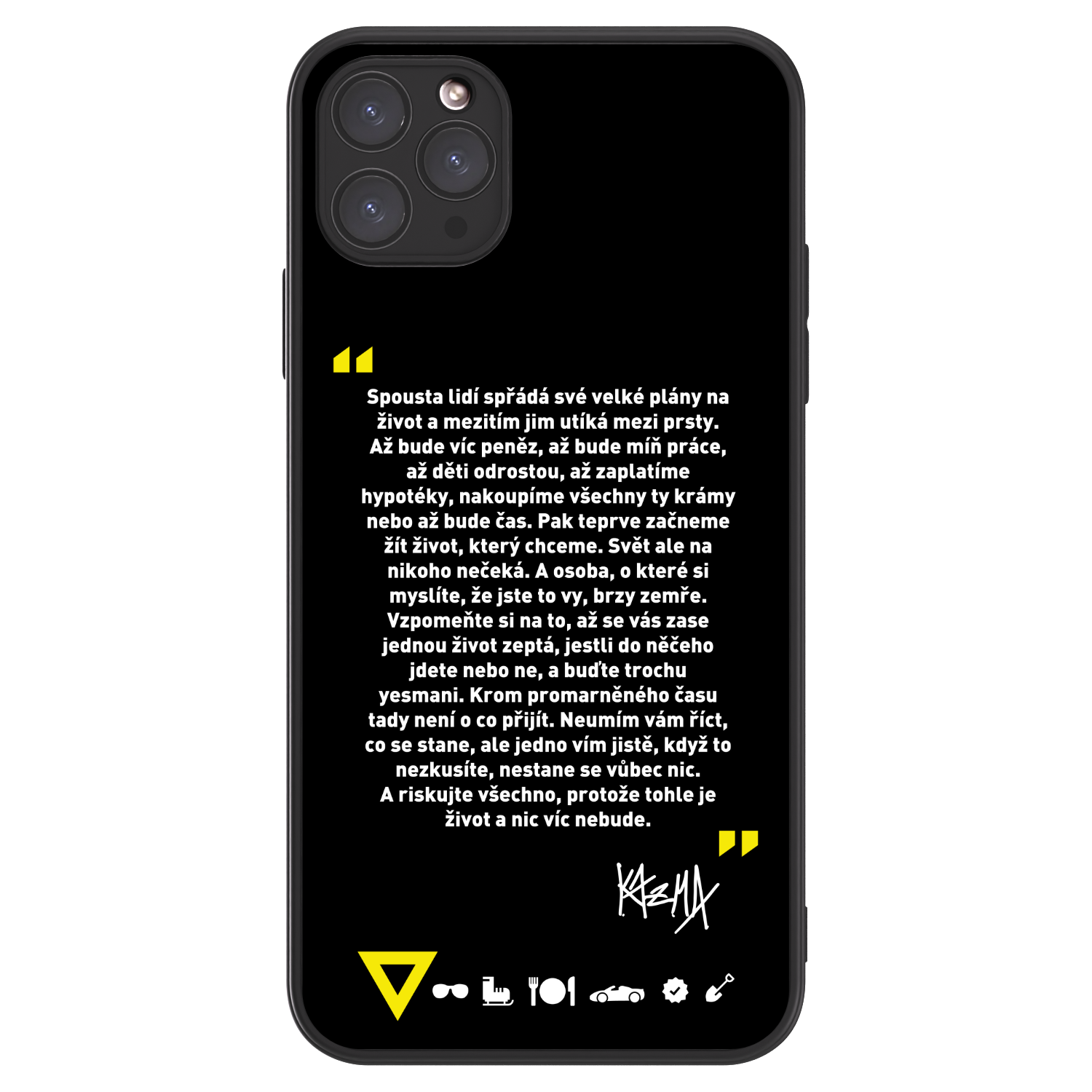 Picasee ULTIMATE CASE pro Apple iPhone 11 Pro Max - Kazma - BUĎTE TROCHU YESMANI