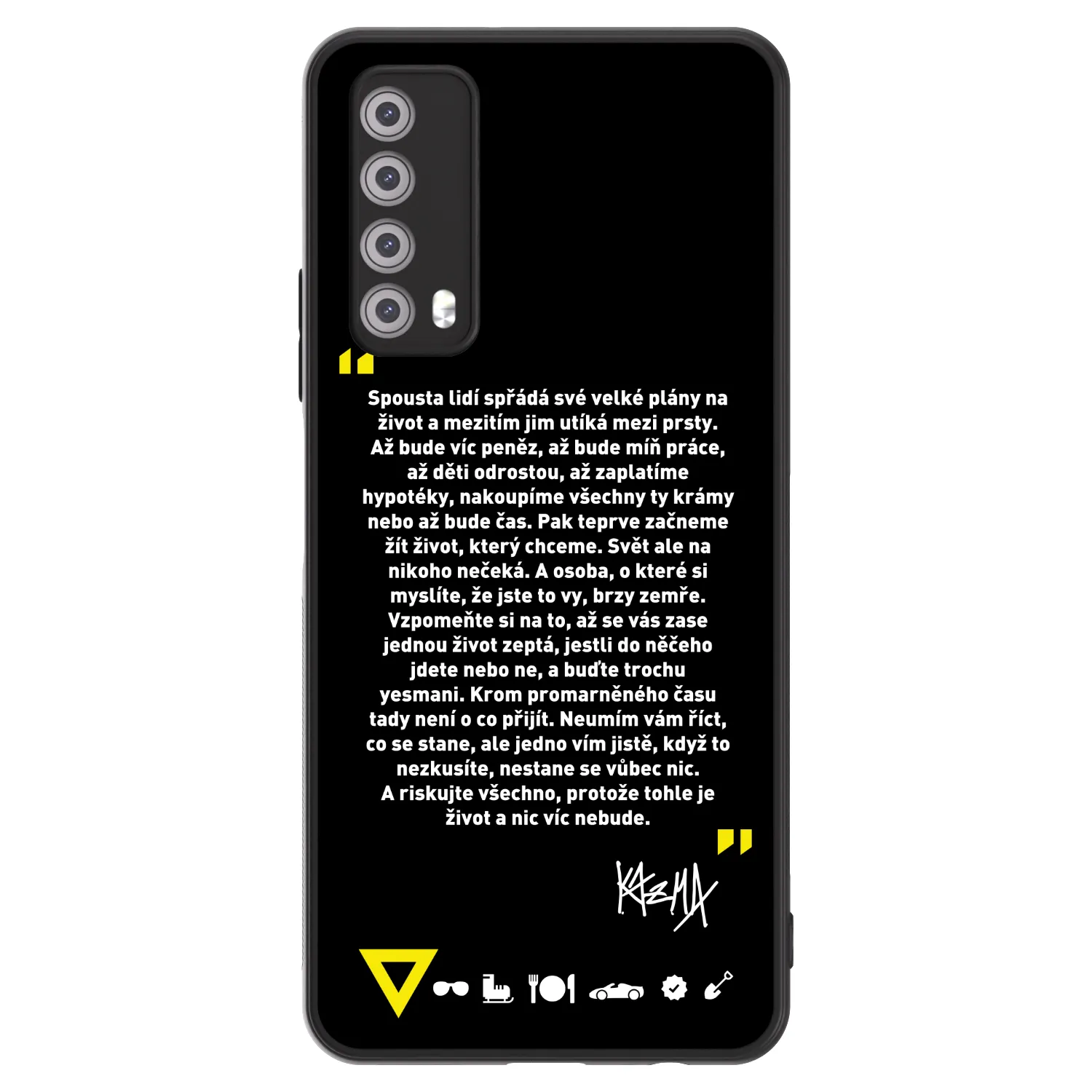 Picasee ULTIMATE CASE pro Huawei P Smart 2021 - Kazma - BUĎTE TROCHU YESMANI