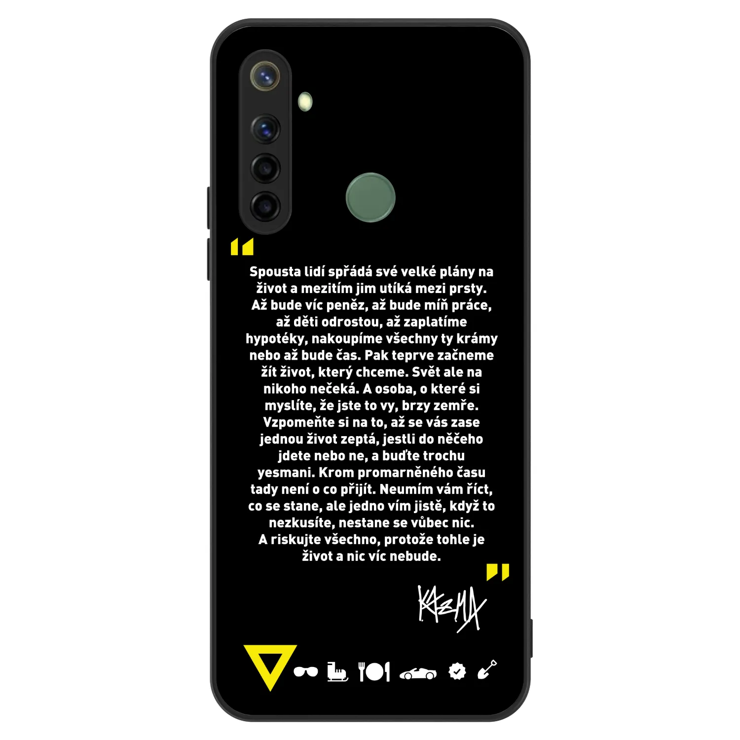 Picasee ULTIMATE CASE pro Realme 6i - Kazma - BUĎTE TROCHU YESMANI