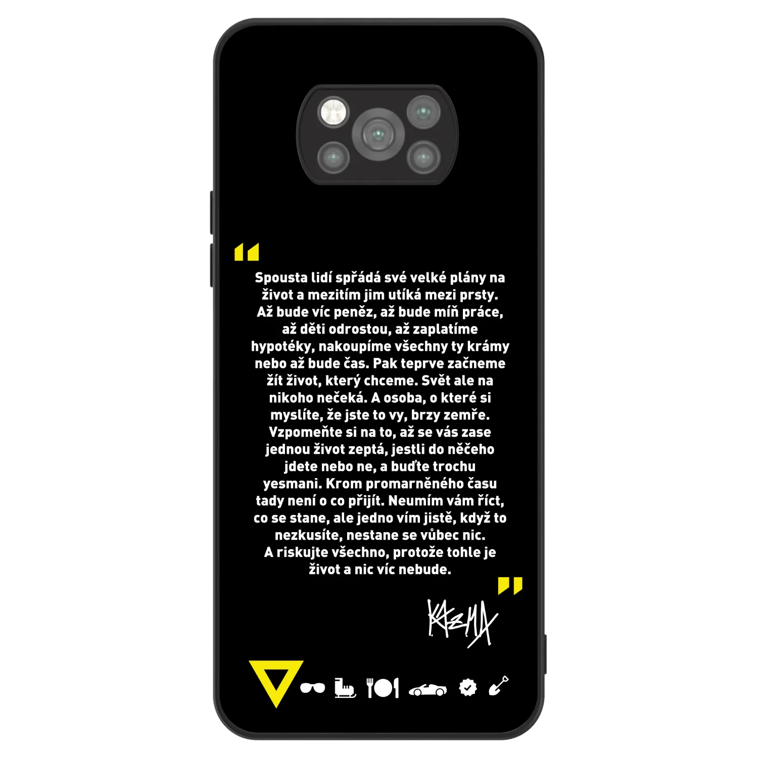 Picasee ULTIMATE CASE pro Xiaomi Poco X3 Pro - Kazma - BUĎTE TROCHU YESMANI