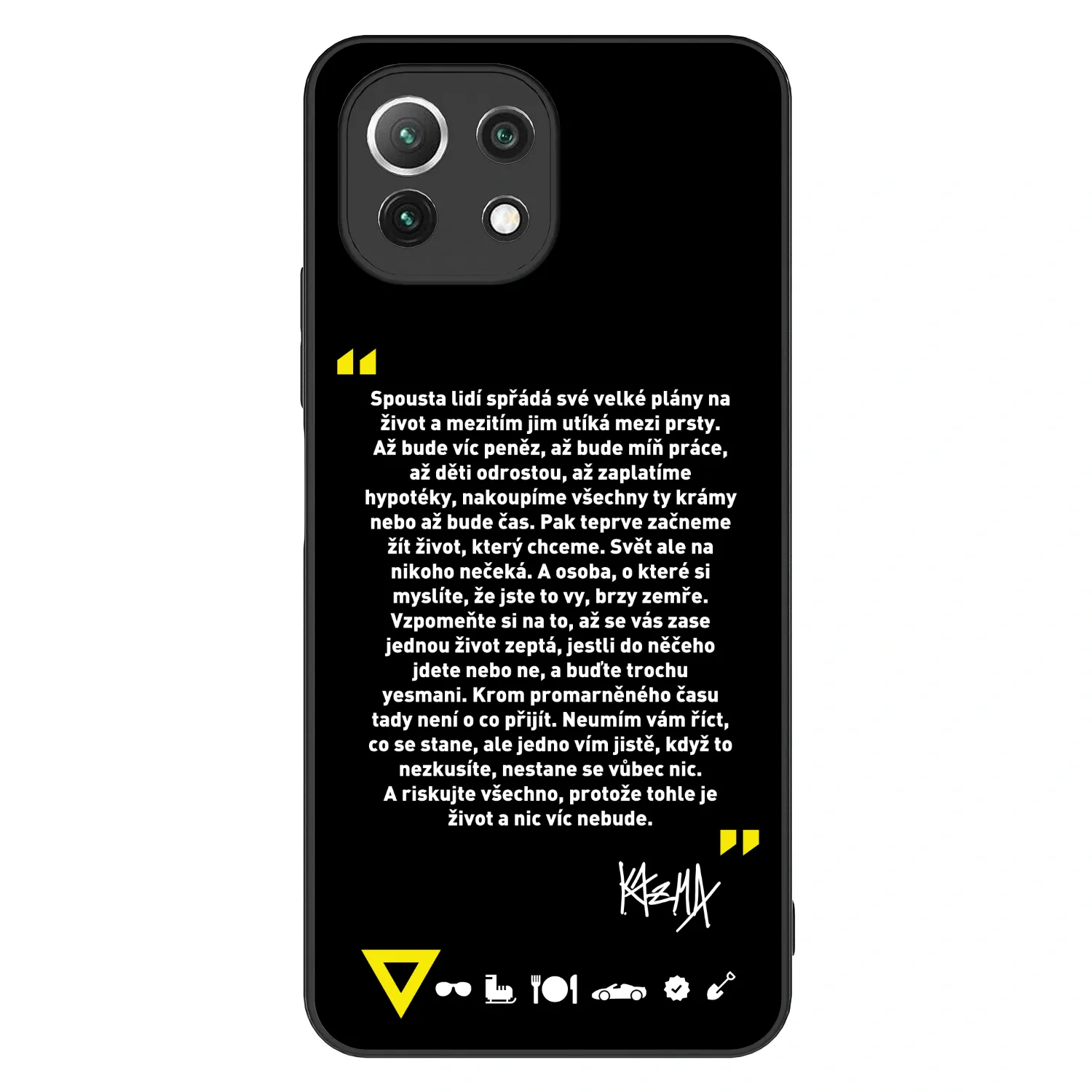 Picasee ULTIMATE CASE pro Xiaomi 11 Lite 5G NE - Kazma - BUĎTE TROCHU YESMANI
