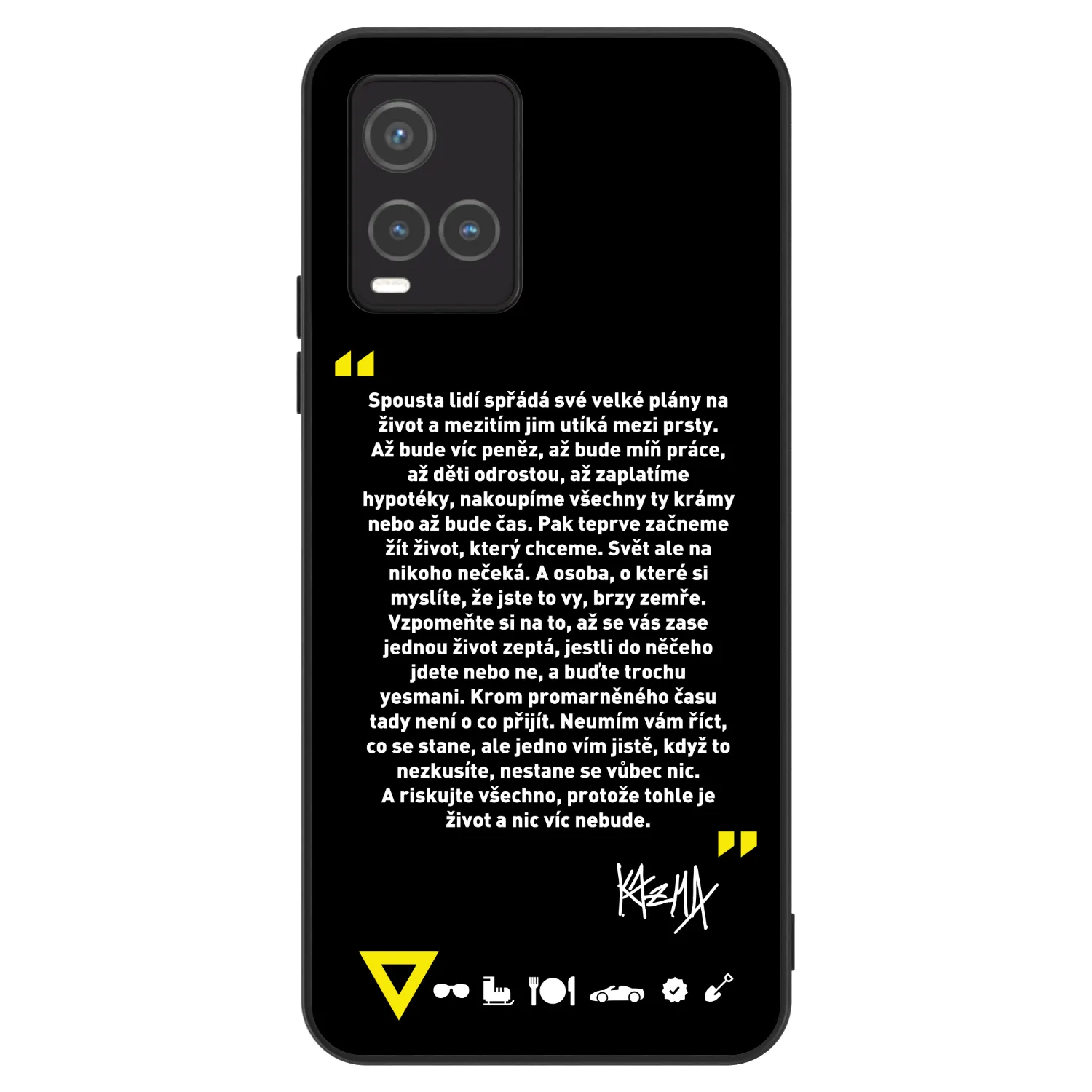 Picasee ULTIMATE CASE pro Vivo Y33s - Kazma - BUĎTE TROCHU YESMANI