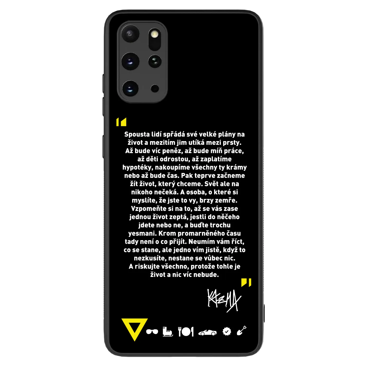 Picasee ULTIMATE CASE pro Samsung Galaxy S20+ G985F - Kazma - BUĎTE TROCHU YESMANI