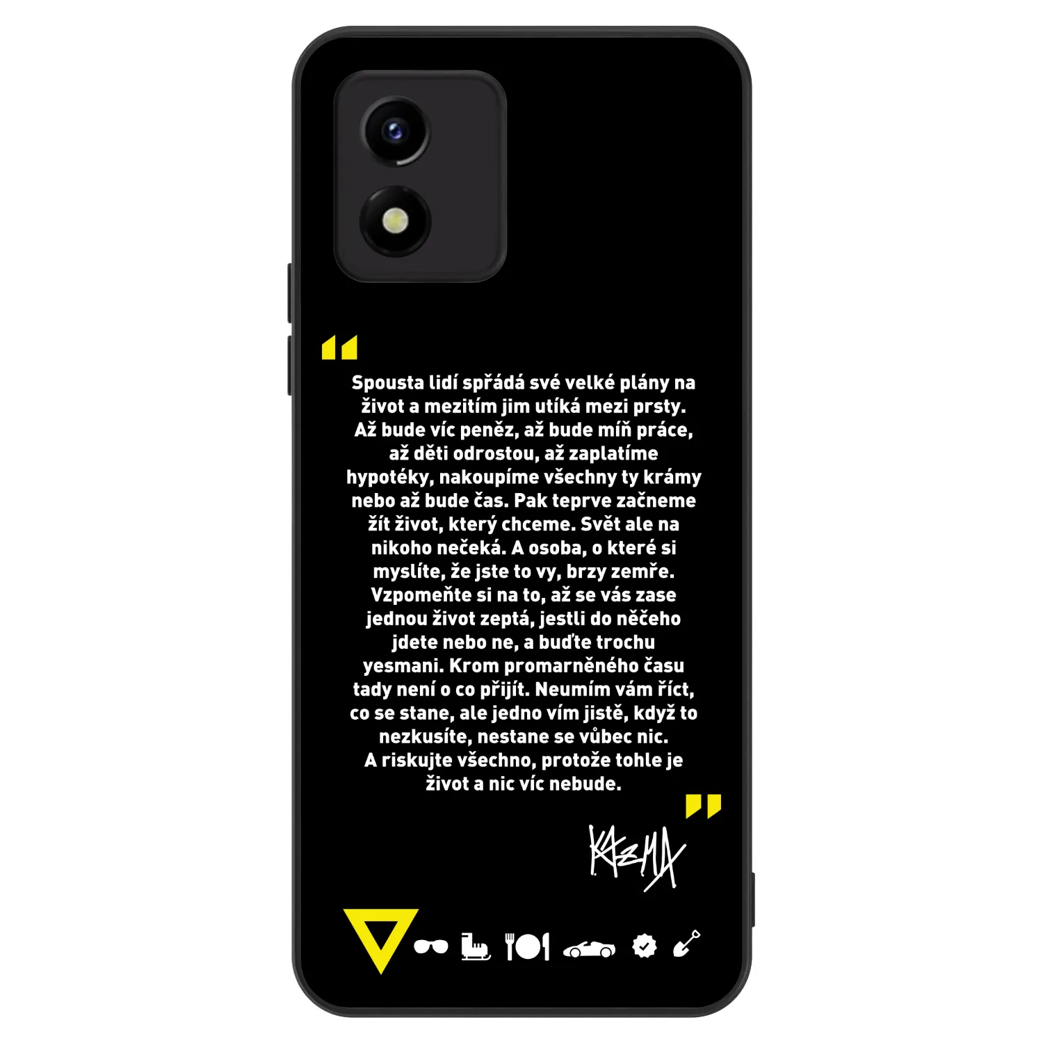 Picasee ULTIMATE CASE pro Vivo Y01 - Kazma - BUĎTE TROCHU YESMANI