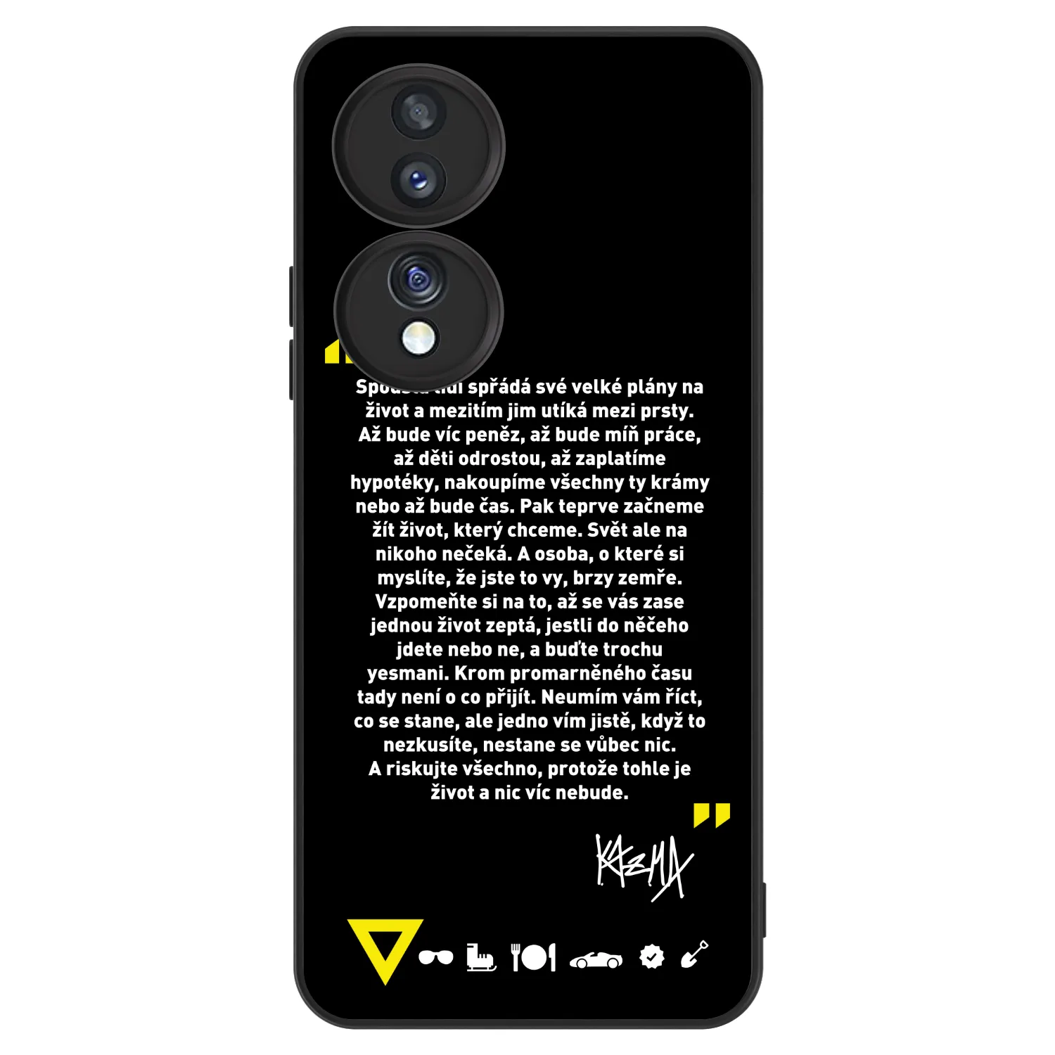 Picasee ULTIMATE CASE pro Honor 70 - Kazma - BUĎTE TROCHU YESMANI