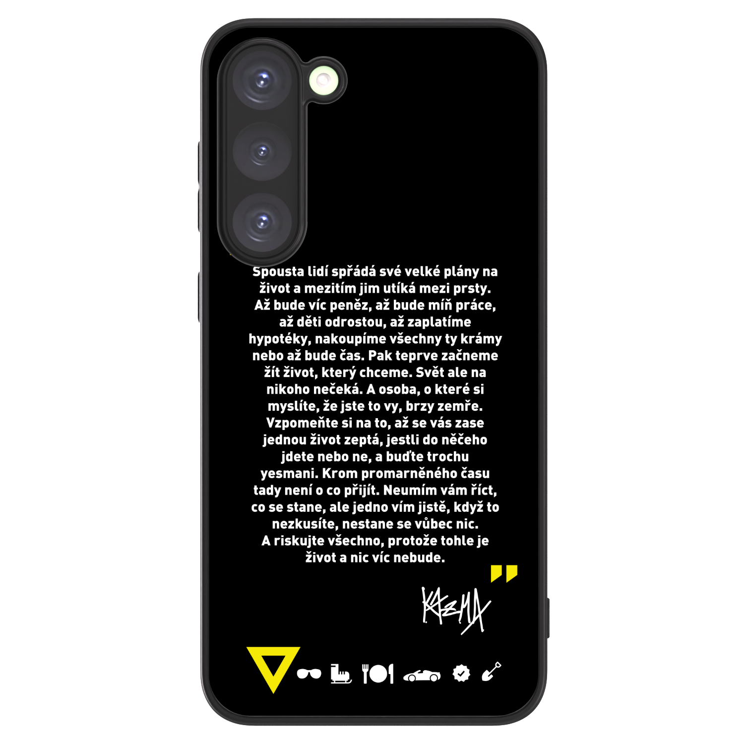 Picasee ULTIMATE CASE pro Samsung Galaxy S23+ 5G - Kazma - BUĎTE TROCHU YESMANI