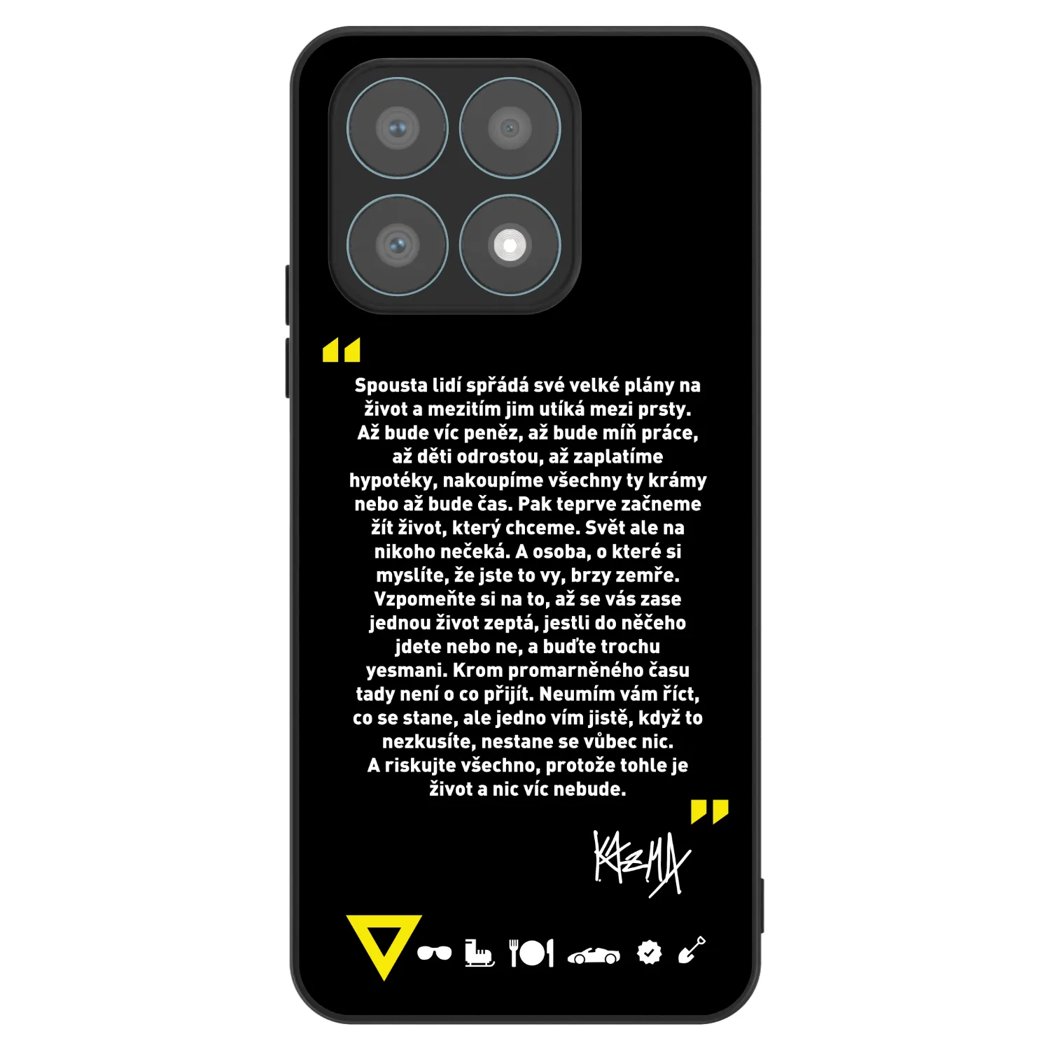 Picasee ULTIMATE CASE pro Honor X8a - Kazma - BUĎTE TROCHU YESMANI