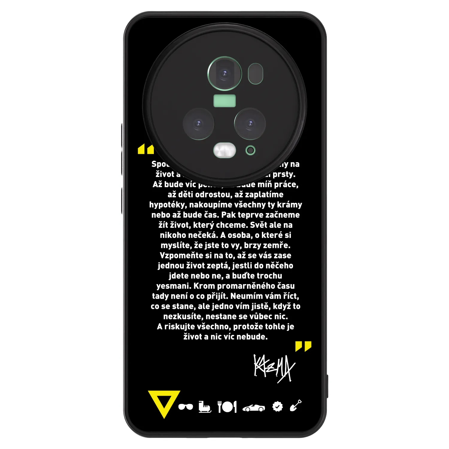 Picasee ULTIMATE CASE pro Honor Magic5 Pro - Kazma - BUĎTE TROCHU YESMANI
