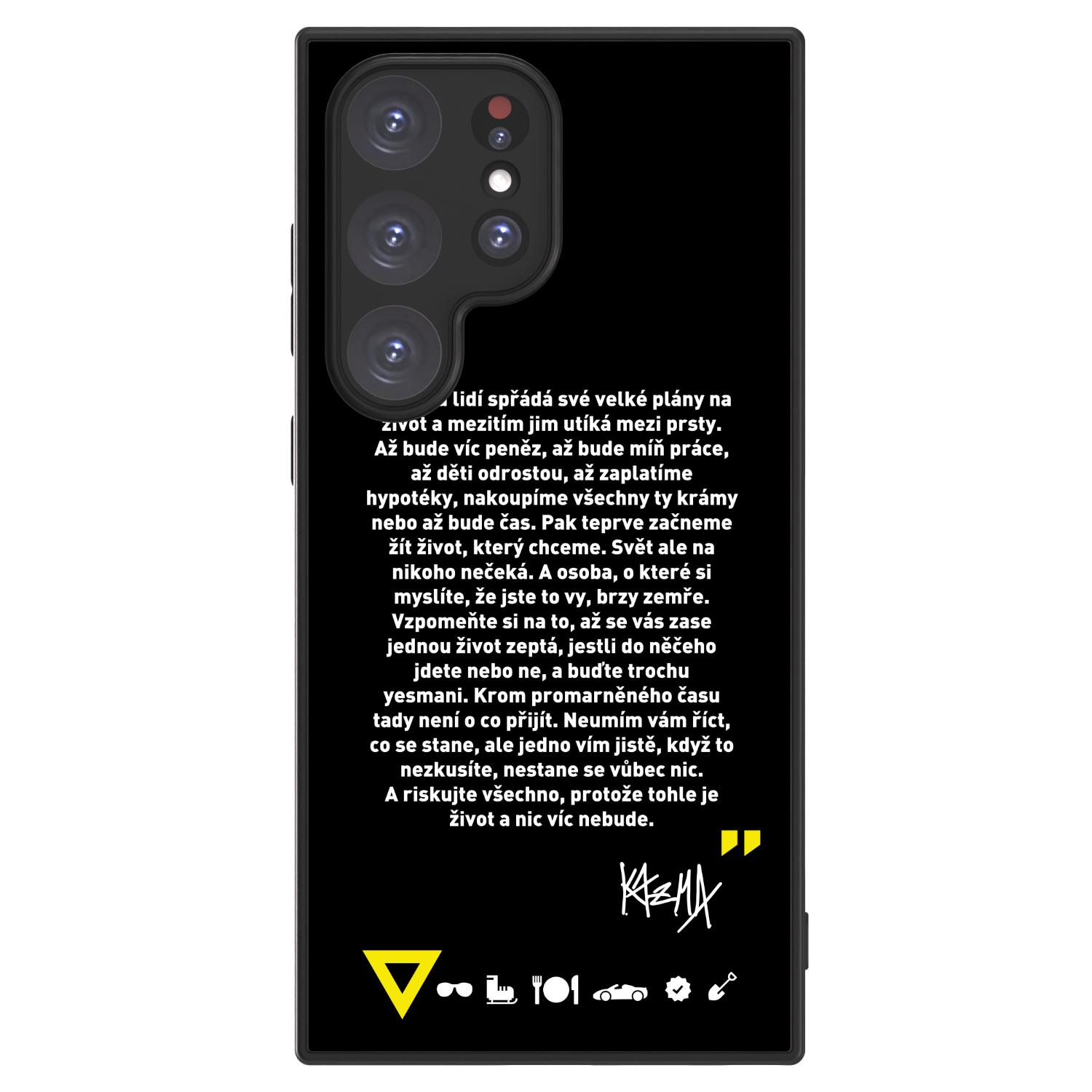 Picasee ULTIMATE CASE pro Samsung Galaxy S24 Ultra S928B 5G - Kazma - BUĎTE TROCHU YESMANI