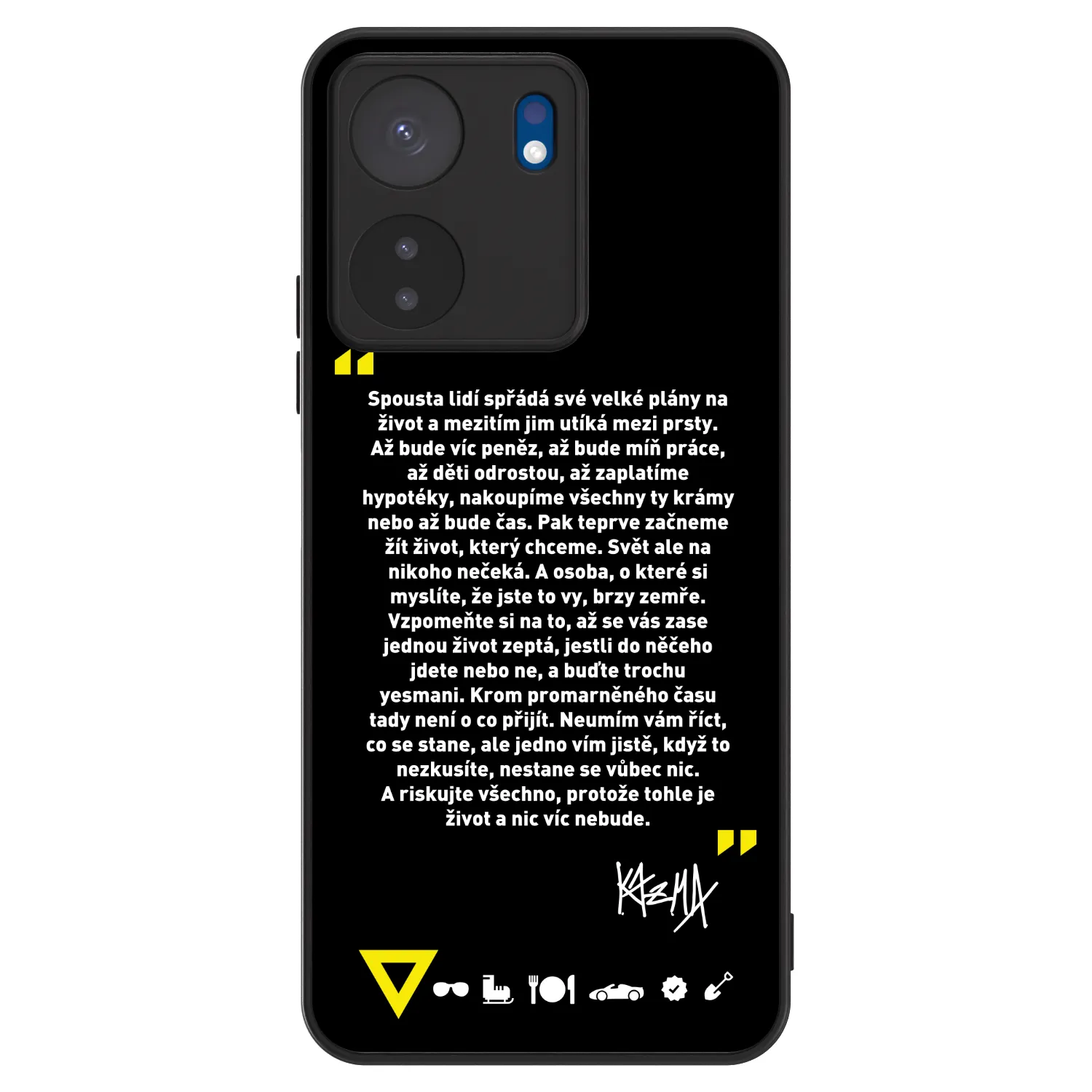 Picasee ULTIMATE CASE pro Xiaomi Redmi 13C 4G - Kazma - BUĎTE TROCHU YESMANI