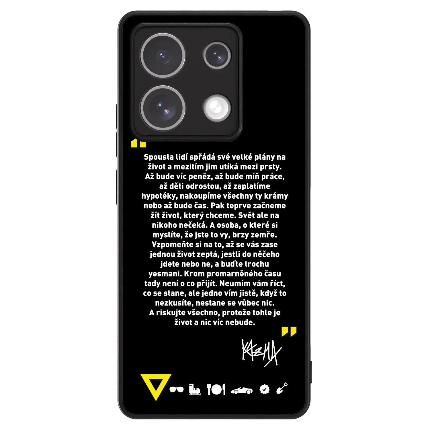Picasee ULTIMATE CASE pro Xiaomi Redmi Note 13 Pro 5G - Kazma - BUĎTE TROCHU YESMANI