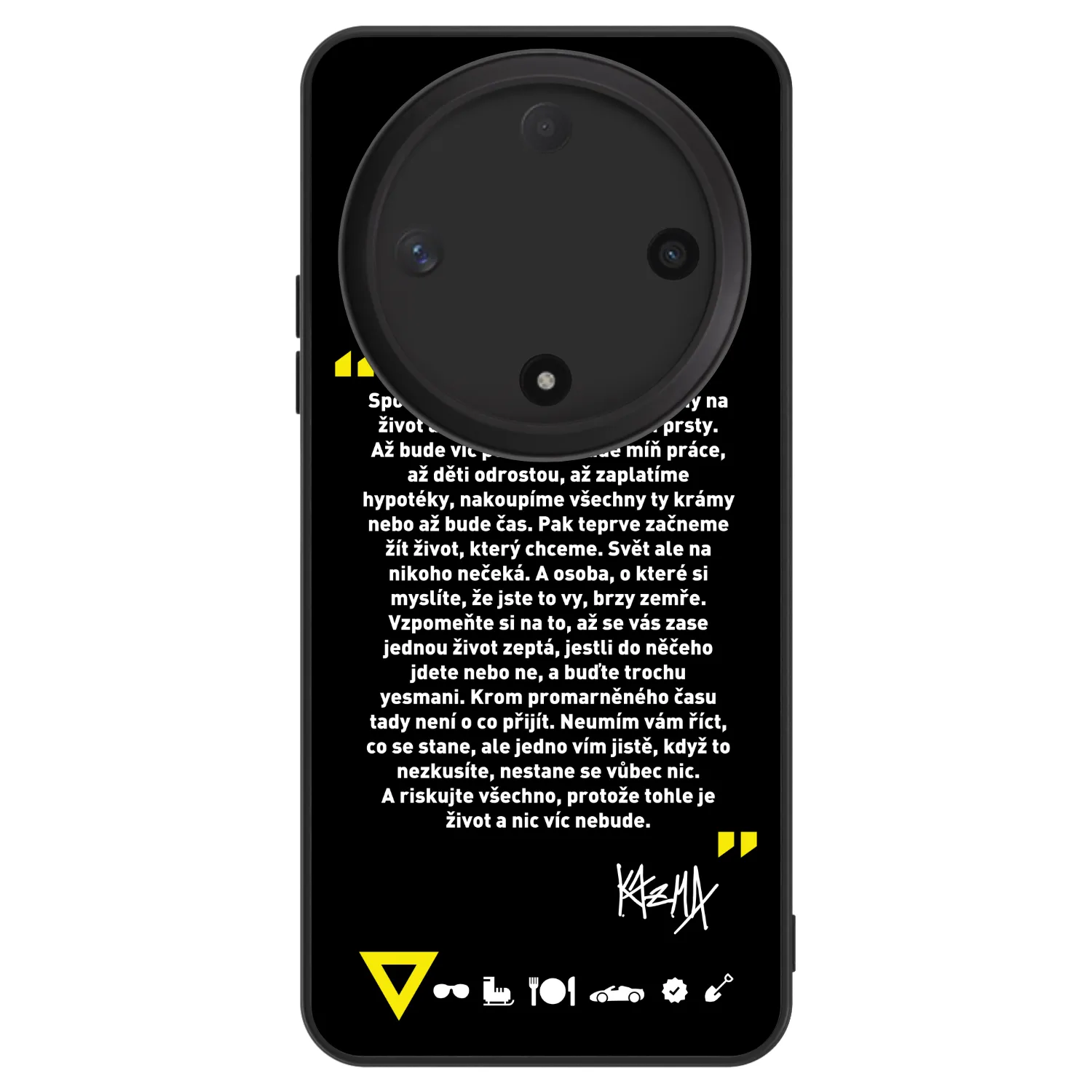 Picasee ULTIMATE CASE pro Honor Magic6 Lite 5G - Kazma - BUĎTE TROCHU YESMANI