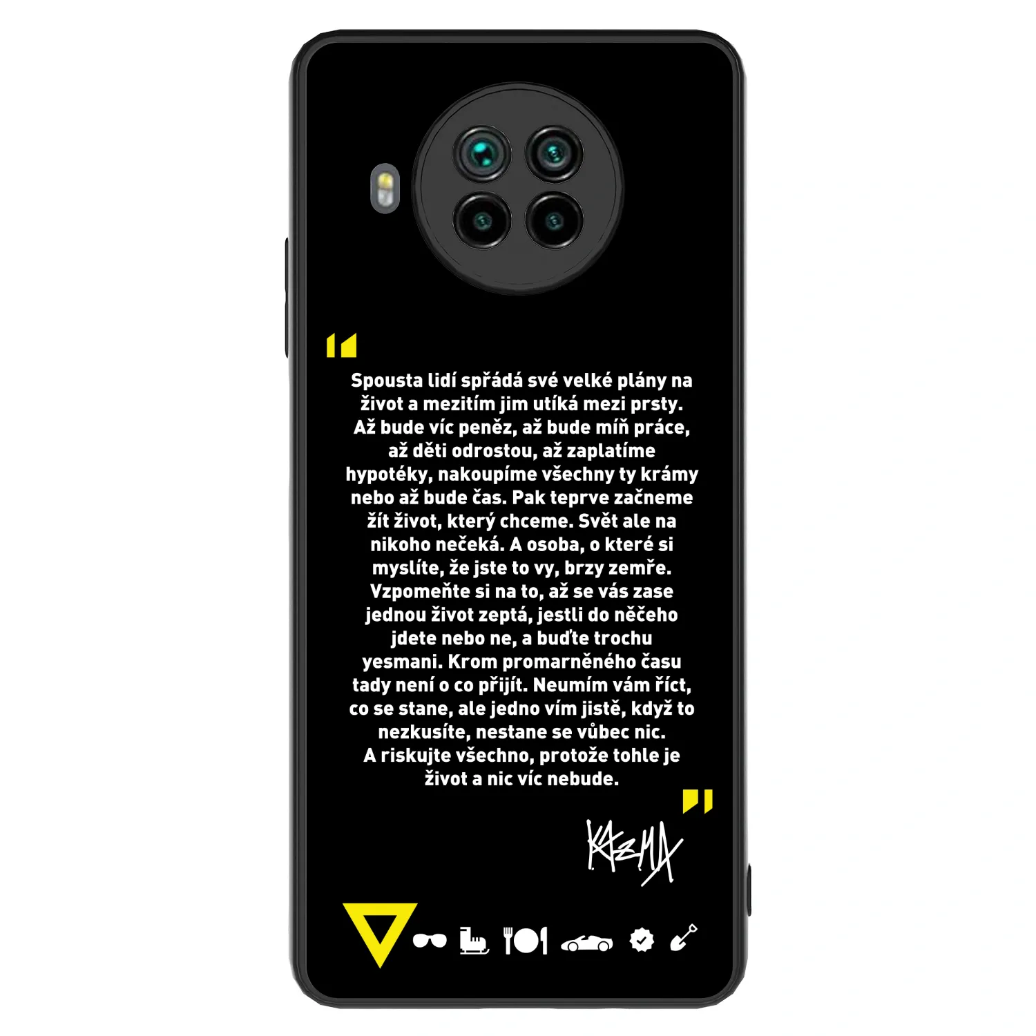 Picasee ULTIMATE CASE pro Xiaomi Mi 10T Lite - Kazma - BUĎTE TROCHU YESMANI