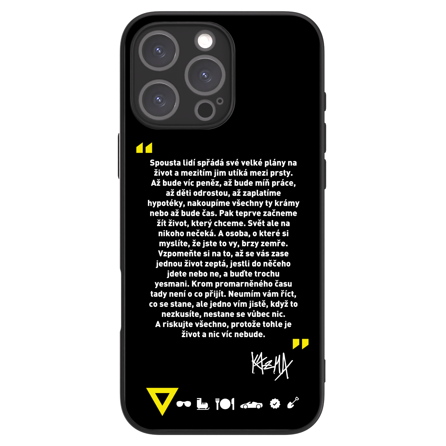 Picasee ULTIMATE CASE MagSafe pro Apple iPhone 16 Pro Max - Kazma - BUĎTE TROCHU YESMANI