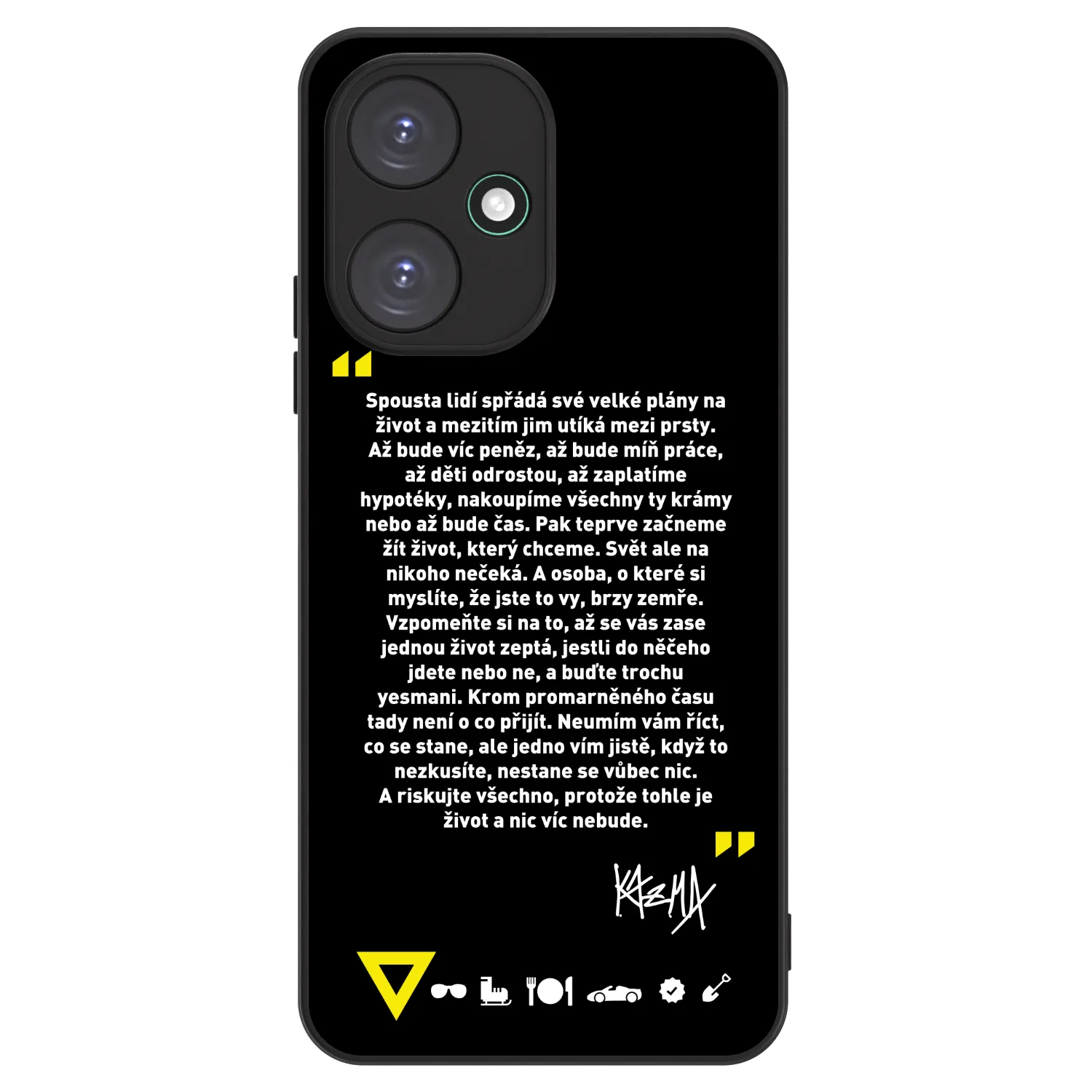 Picasee ULTIMATE CASE pro Xiaomi Redmi 13C 5G - Kazma - BUĎTE TROCHU YESMANI