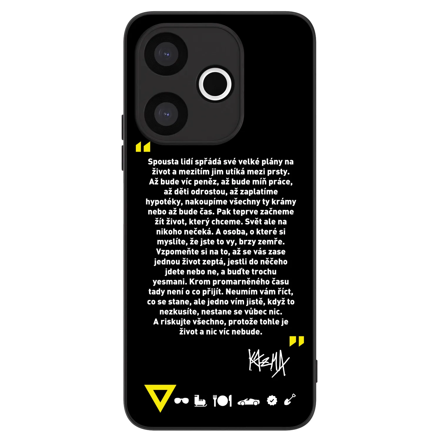 Picasee ULTIMATE CASE pro Xiaomi Redmi 13 4G - Kazma - BUĎTE TROCHU YESMANI