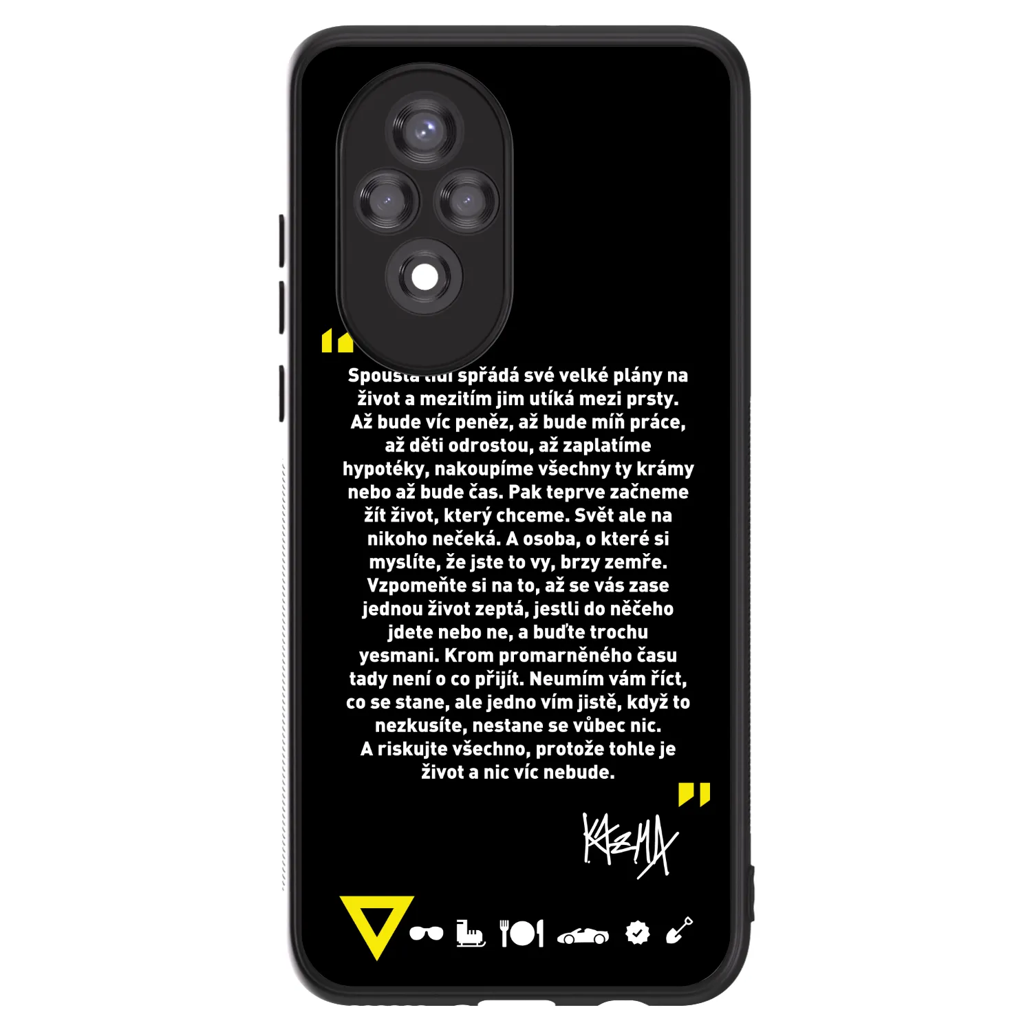 Picasee ULTIMATE CASE pro Honor 200 Pro 5G - Kazma - BUĎTE TROCHU YESMANI