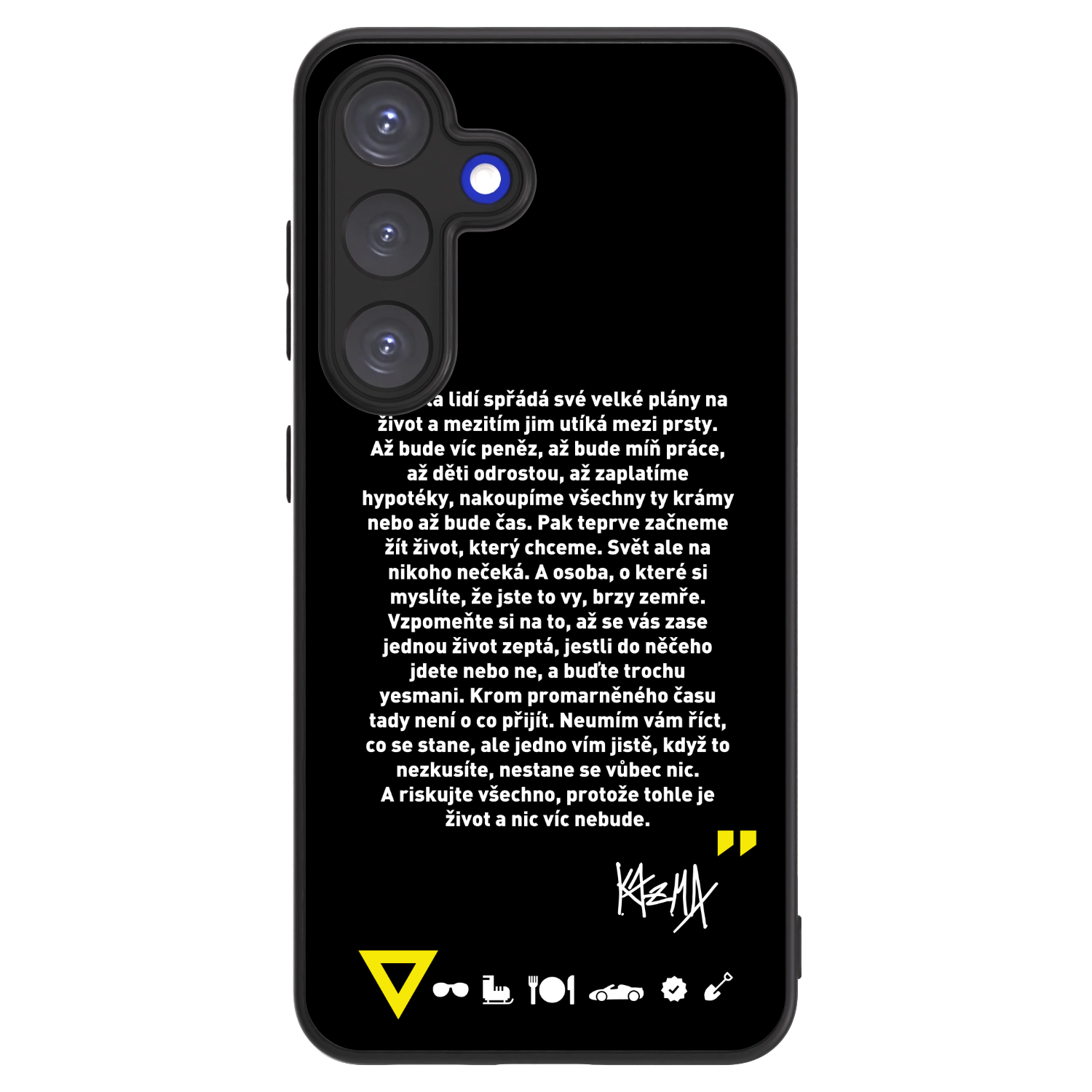 Picasee ULTIMATE CASE pro Samsung Galaxy S25 5G - Kazma - BUĎTE TROCHU YESMANI