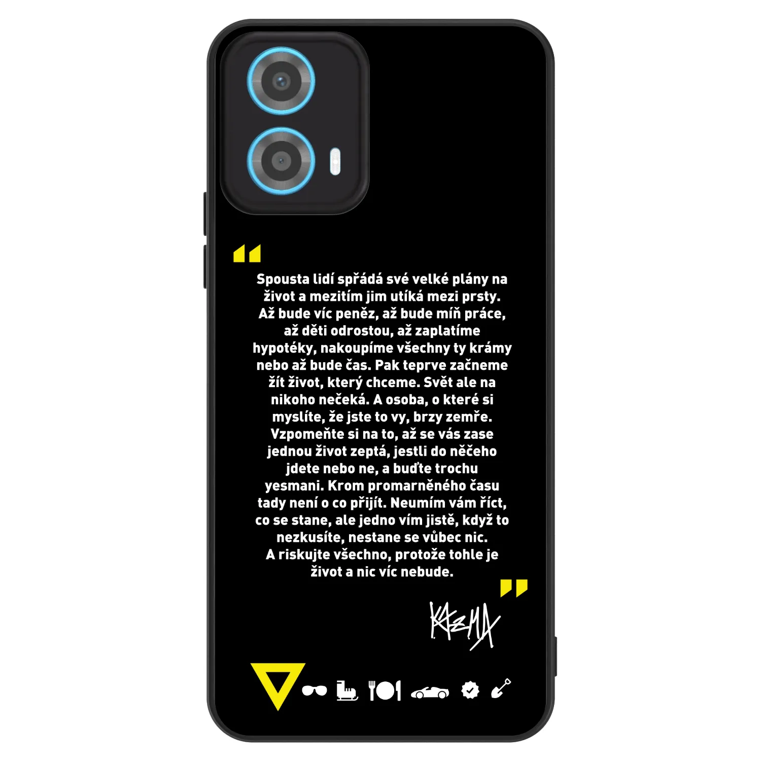 Picasee ULTIMATE CASE pro Motorola Moto G34 5G - Kazma - BUĎTE TROCHU YESMANI