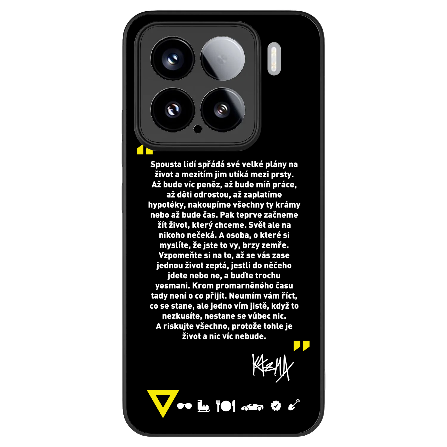 Picasee ULTIMATE CASE pro Xiaomi 15 - Kazma - BUĎTE TROCHU YESMANI