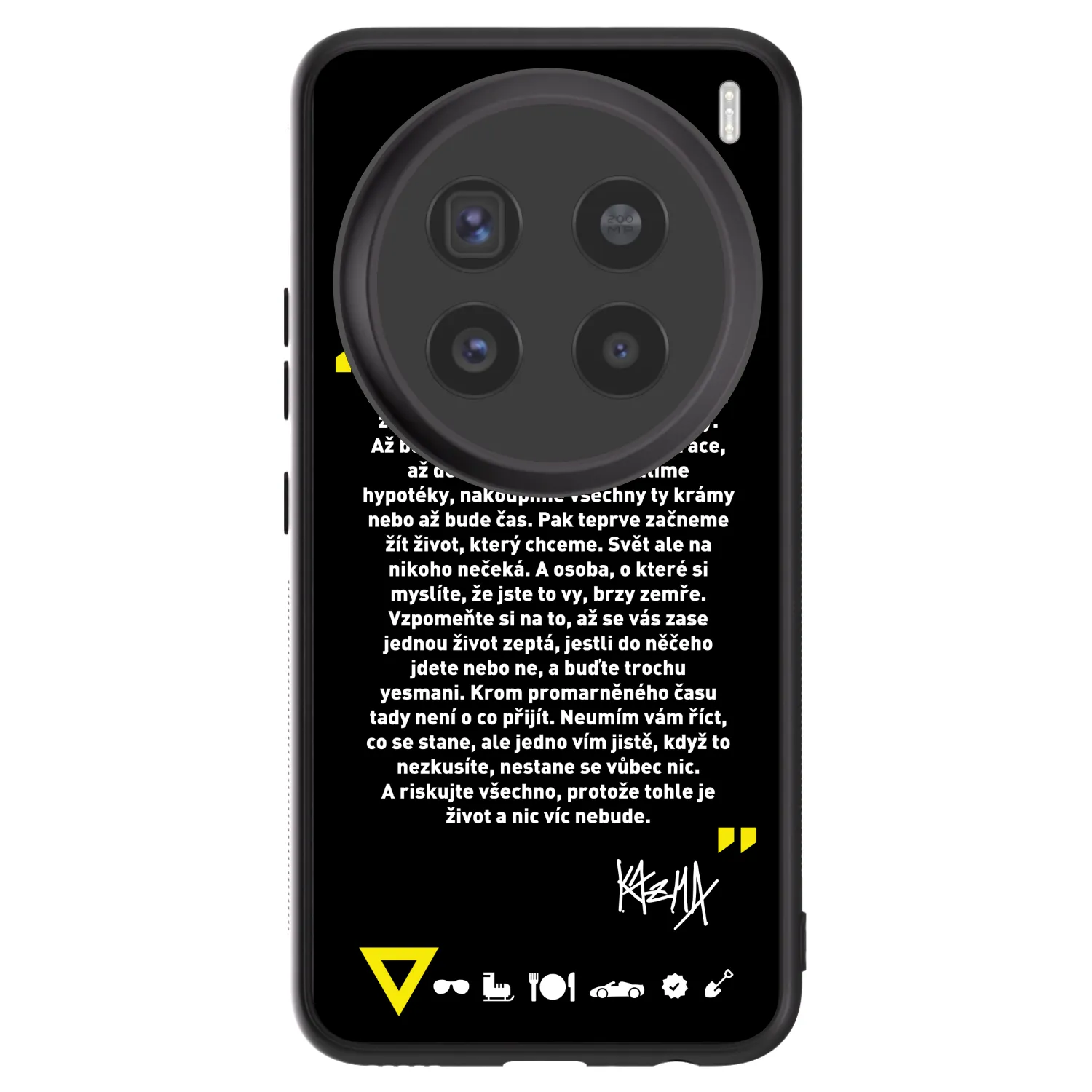 Picasee ULTIMATE CASE pro Vivo X200 Pro - Kazma - BUĎTE TROCHU YESMANI