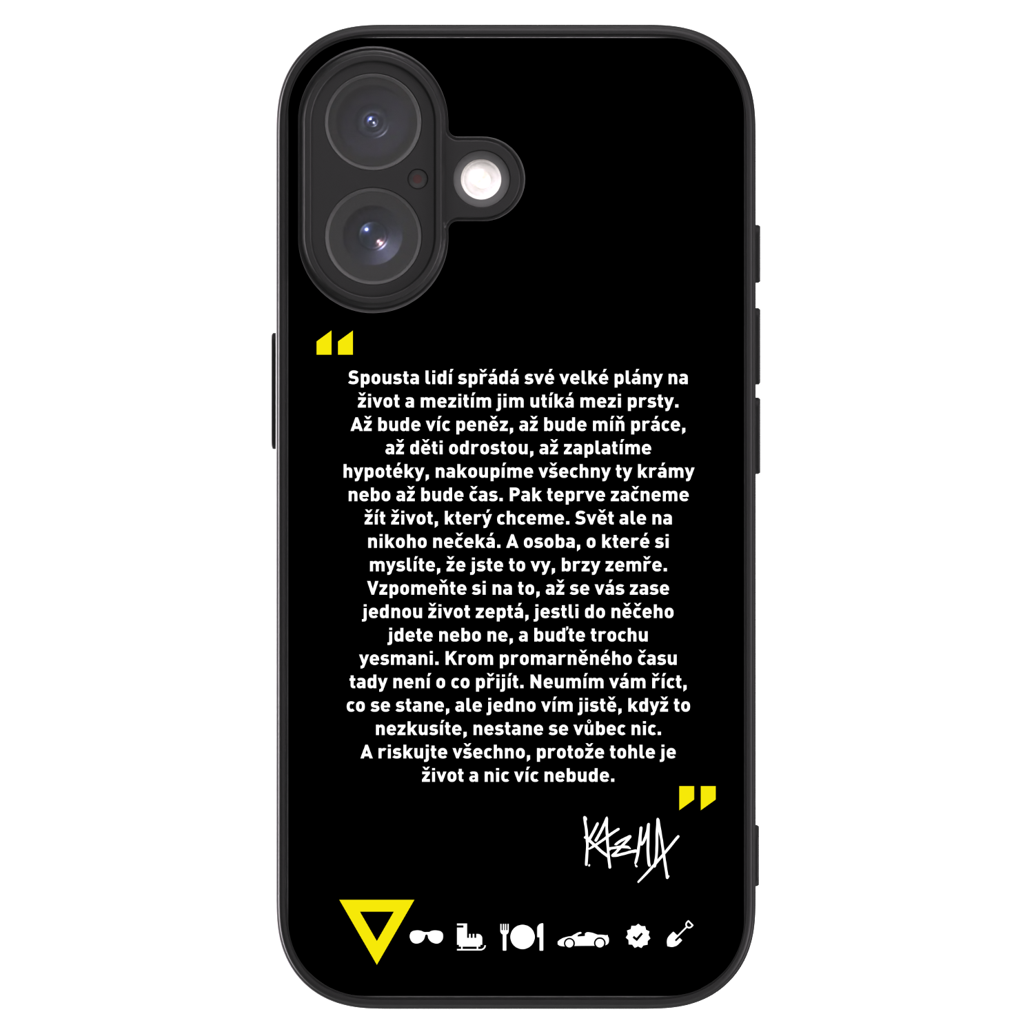Picasee ULTIMATE CASE pro Apple iPhone 17 - Kazma - BUĎTE TROCHU YESMANI