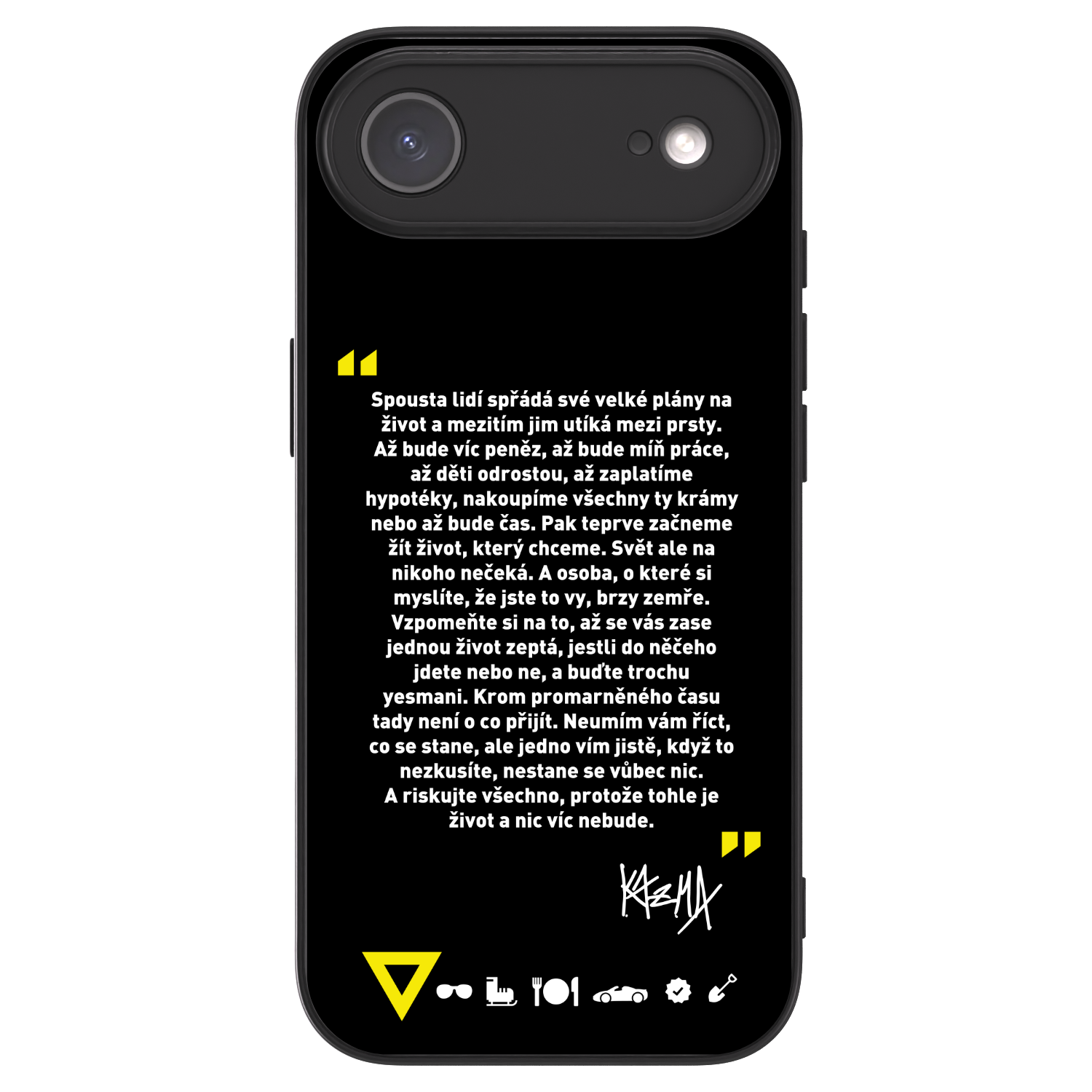 Picasee ULTIMATE CASE pro Apple iPhone Air - Kazma - BUĎTE TROCHU YESMANI