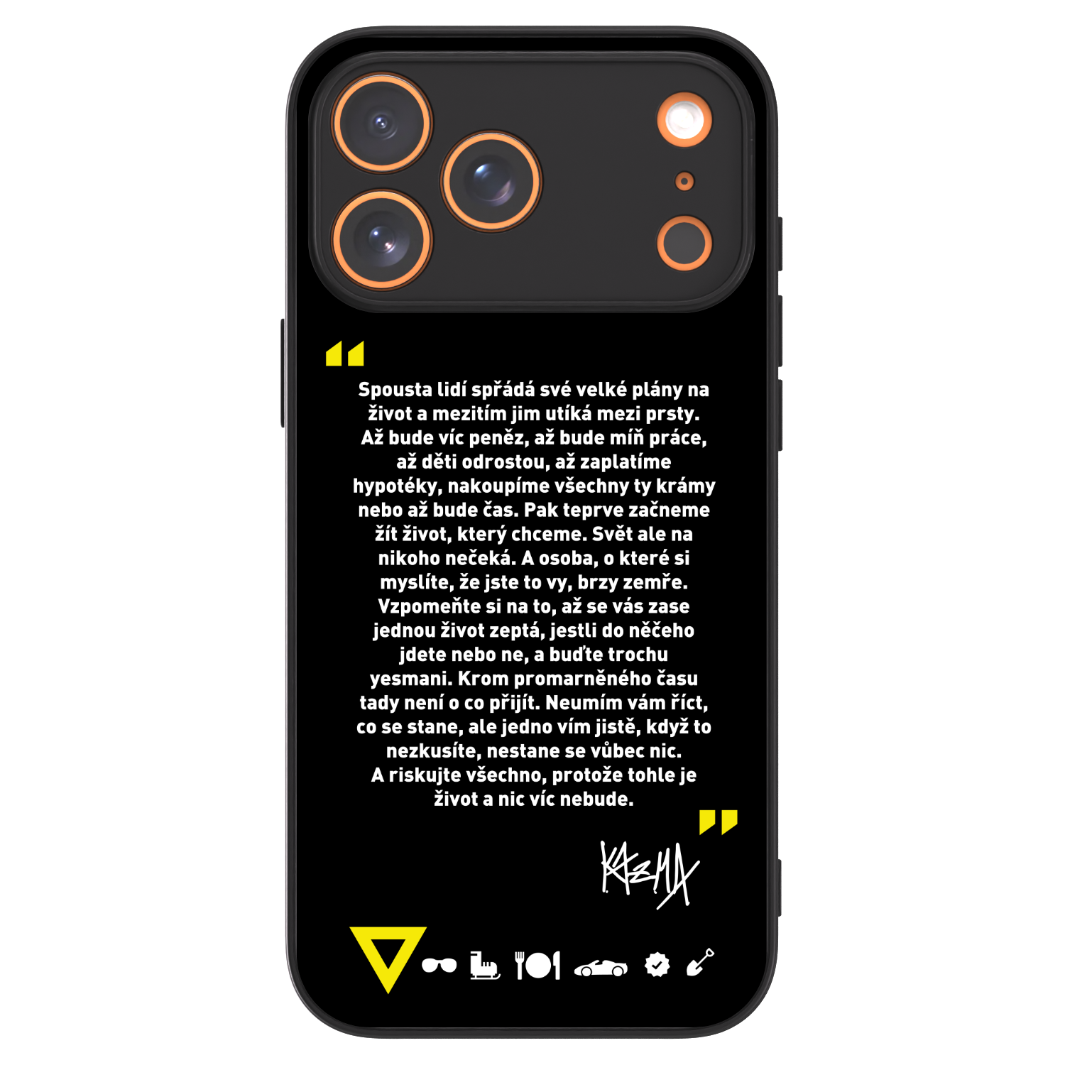 Picasee ULTIMATE CASE pro Apple iPhone 17 Pro Max - Kazma - BUĎTE TROCHU YESMANI
