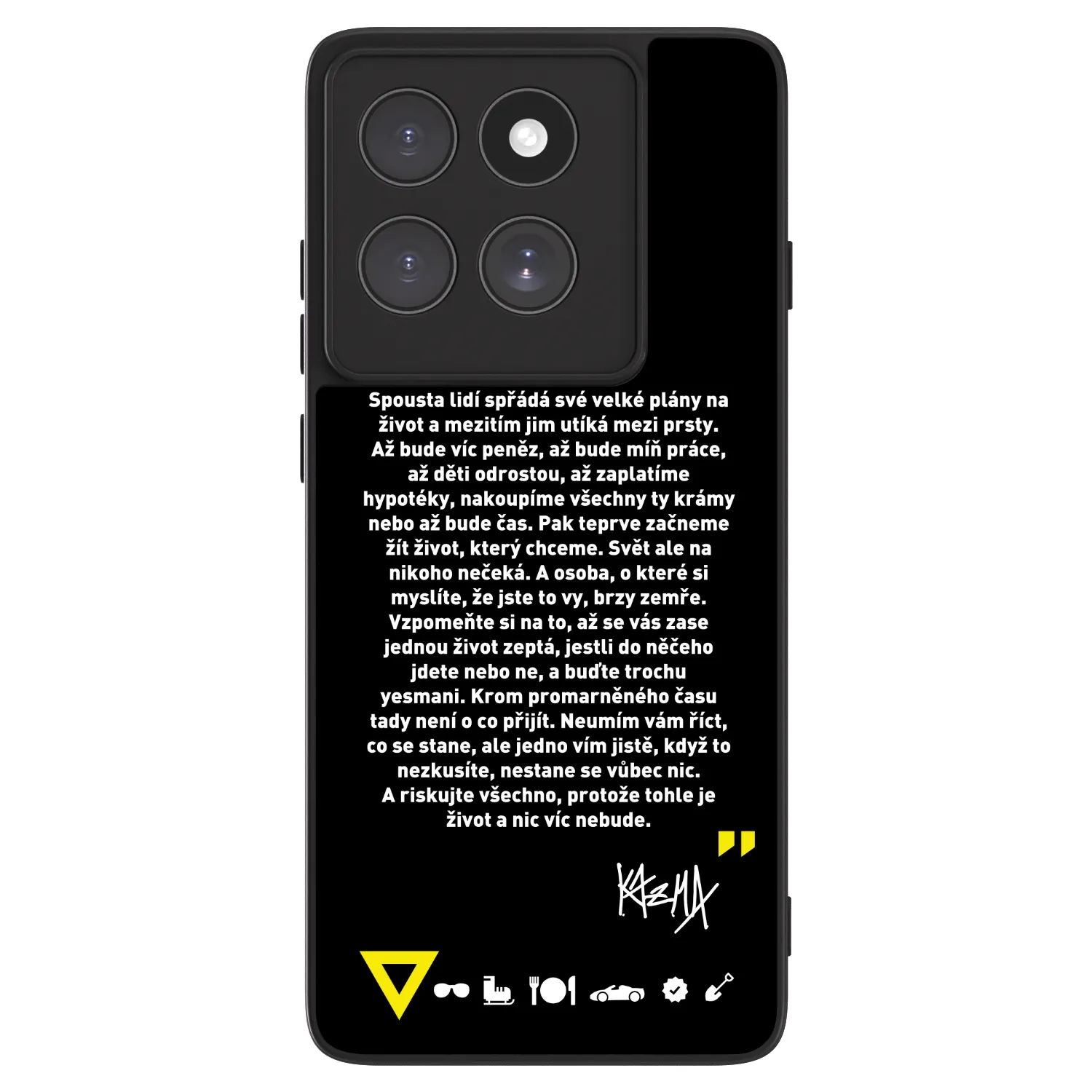 Picasee ULTIMATE CASE pro Motorola Edge 60 5G - Kazma - BUĎTE TROCHU YESMANI