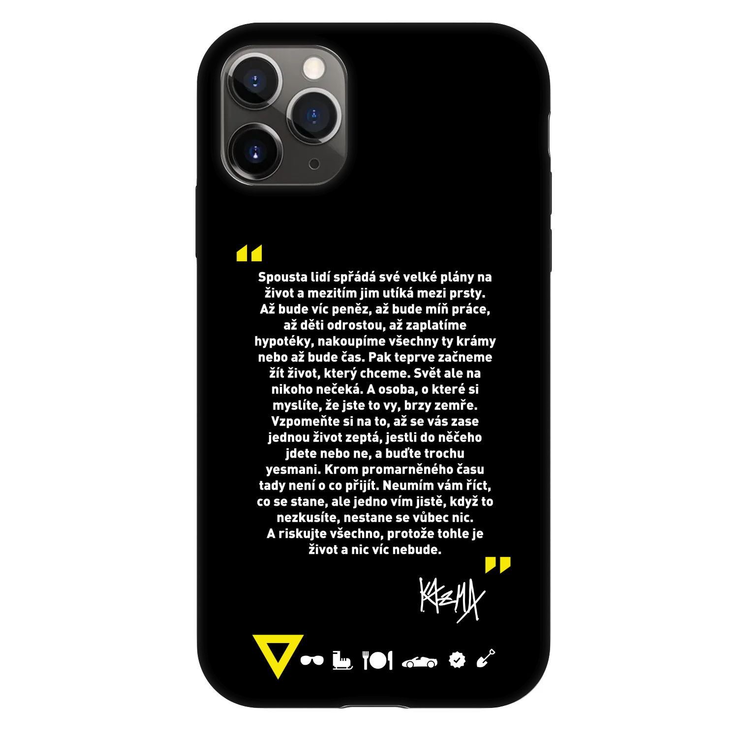 Picasee Fashion Case pro Apple iPhone 11 Pro - Kazma - BUĎTE TROCHU YESMANI