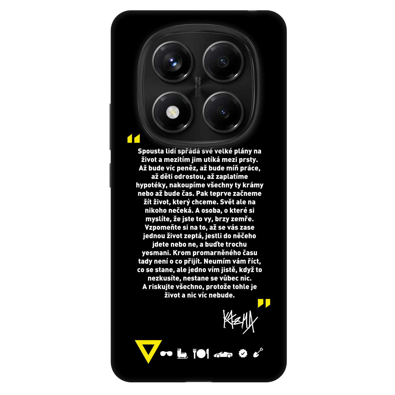 Picasee Fashion Case pro Xiaomi Redmi Note 14 Pro 5G - Kazma - BUĎTE TROCHU YESMANI