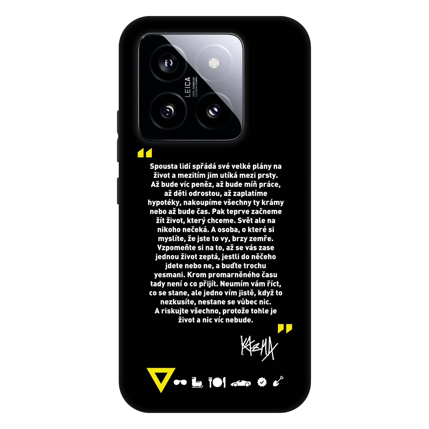 Picasee Fashion Case pro Xiaomi 14 - Kazma - BUĎTE TROCHU YESMANI