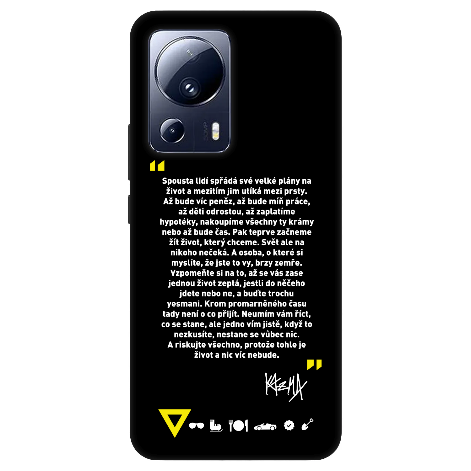 Picasee Fashion Case pro Xiaomi 13 Lite - Kazma - BUĎTE TROCHU YESMANI
