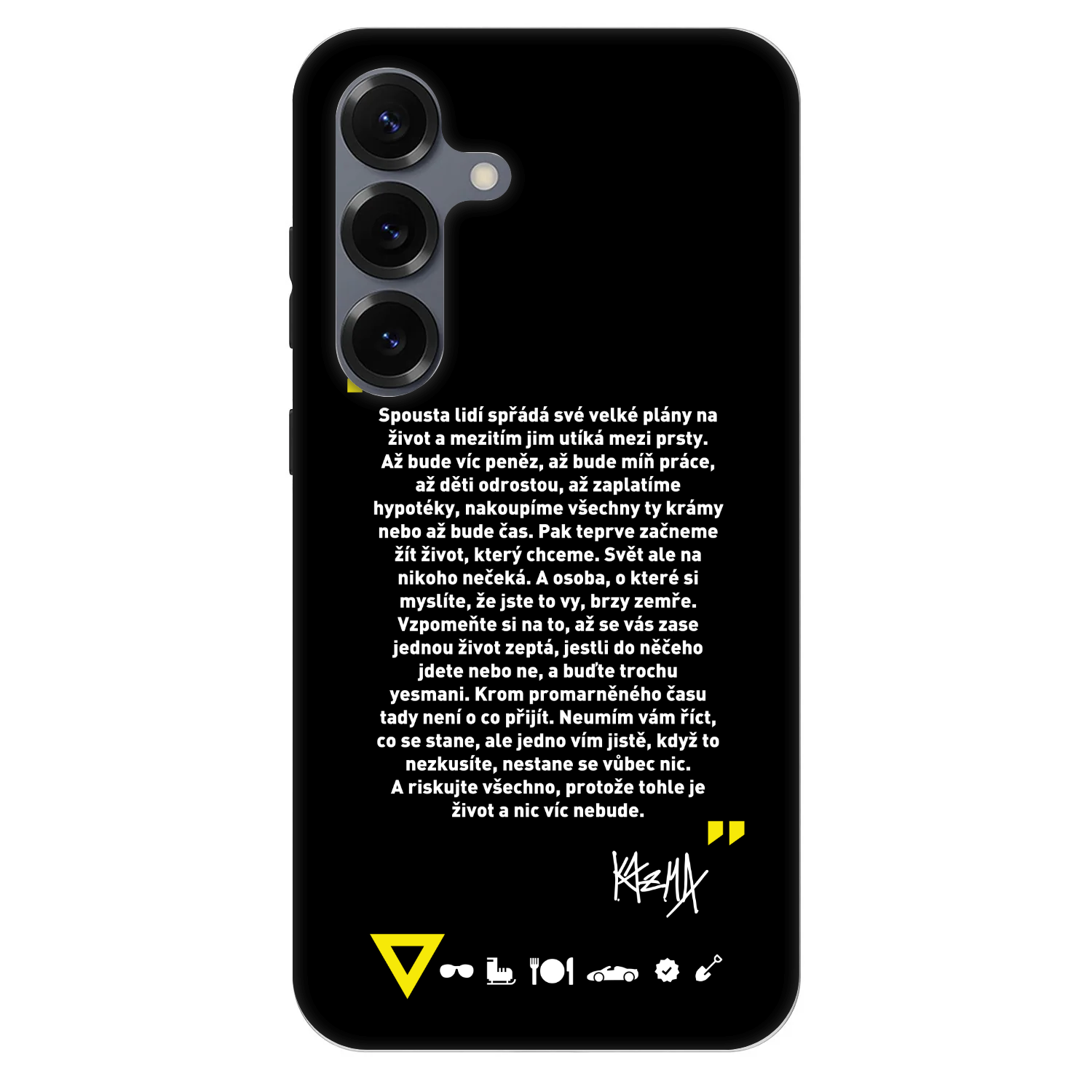 Picasee Fashion Case PowerShare pro Samsung Galaxy S25 5G - Kazma - BUĎTE TROCHU YESMANI