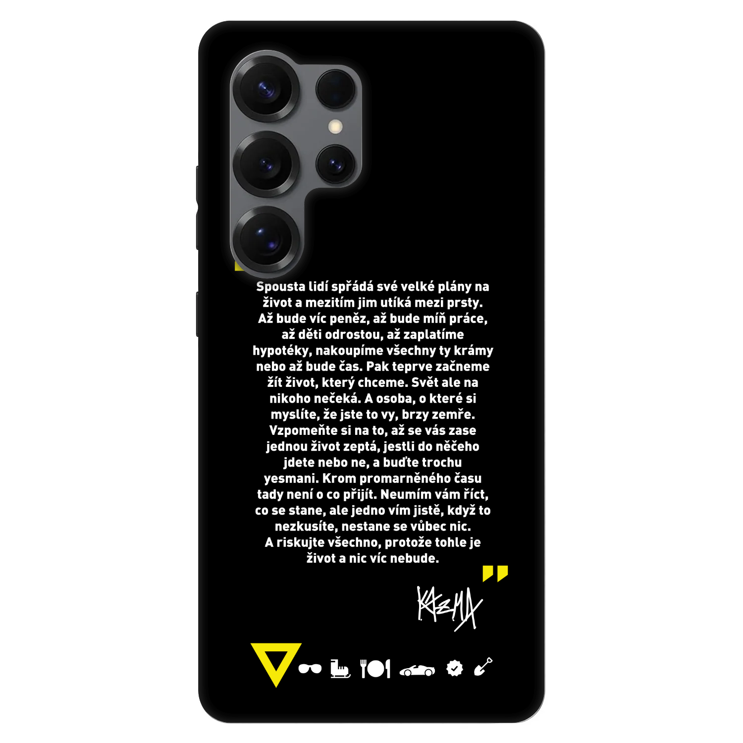 Picasee Fashion Case PowerShare pro Samsung Galaxy S25 Ultra 5G - Kazma - BUĎTE TROCHU YESMANI