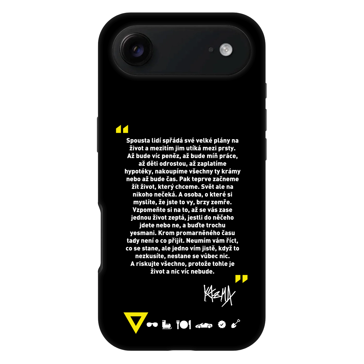 Picasee Fashion Case MagSafe Apple iPhone Air - Kazma - BUĎTE TROCHU YESMANI