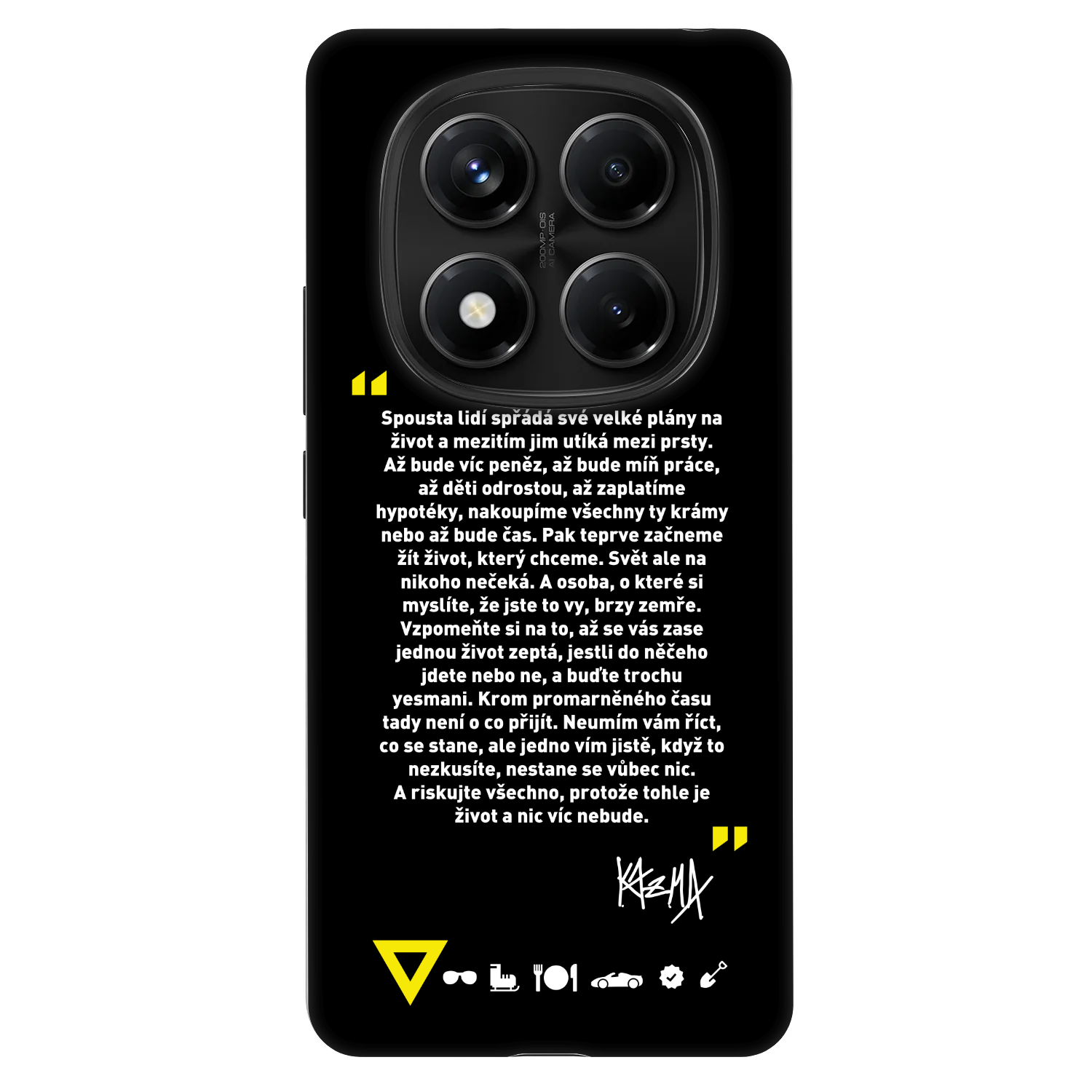 Picasee Fashion Case pro Xiaomi Redmi Note 14 Pro 4G - Kazma - BUĎTE TROCHU YESMANI