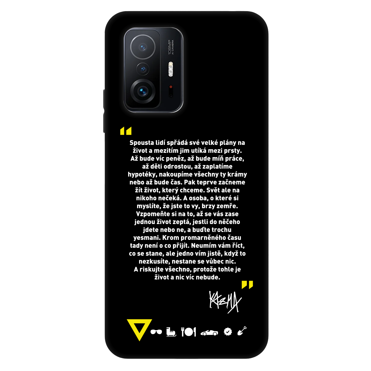 Picasee Fashion Case pro Xiaomi 11T - Kazma - BUĎTE TROCHU YESMANI