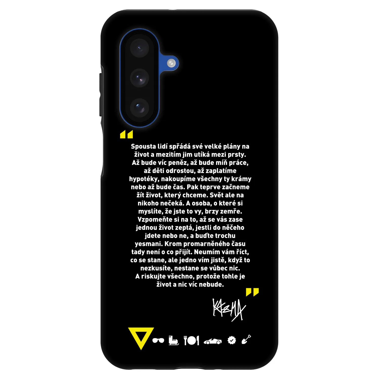 Picasee Fashion Case pro Samsung Galaxy A17 5G - Kazma - BUĎTE TROCHU YESMANI