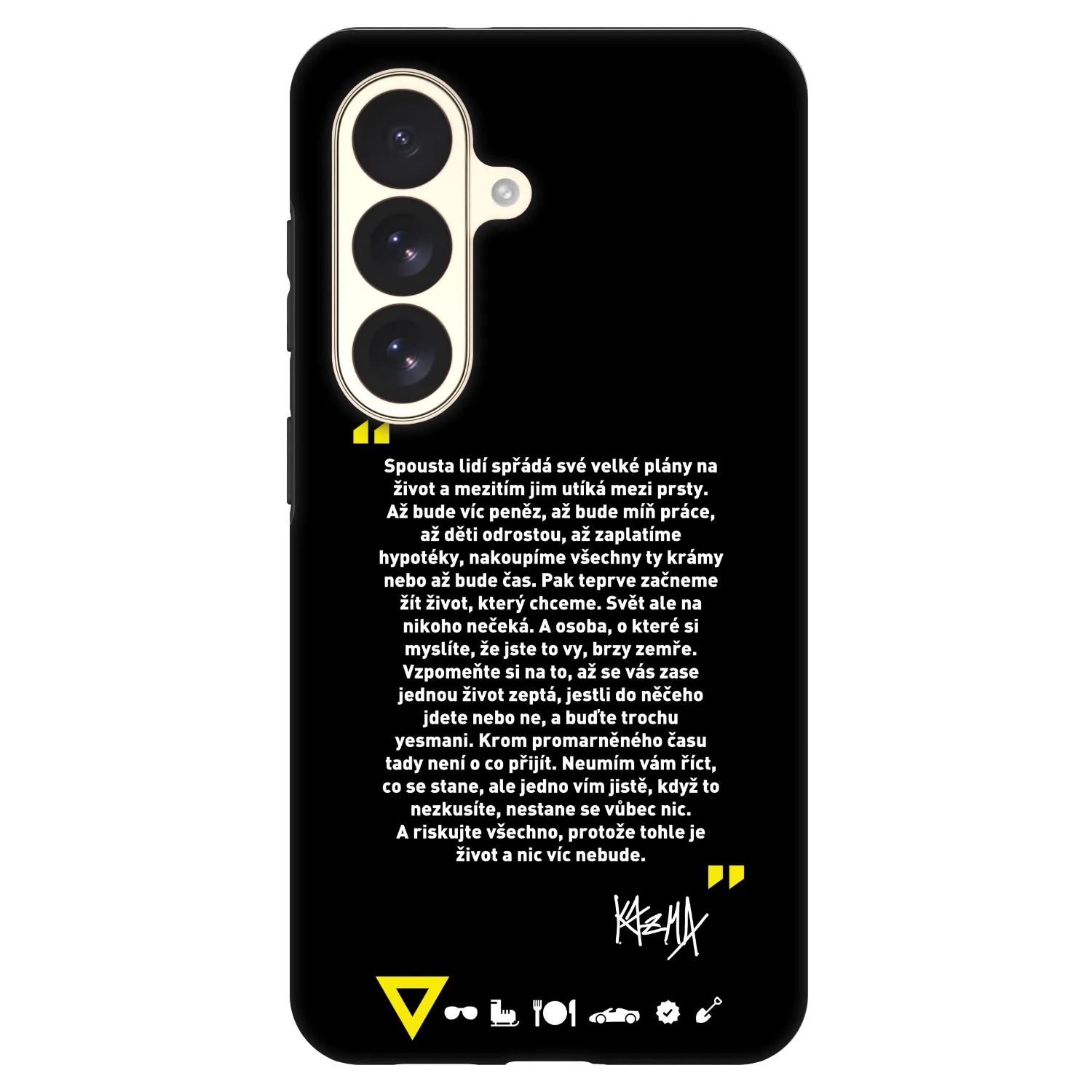 Picasee Fashion Case PowerShare pro Samsung Galaxy S26 - Kazma - BUĎTE TROCHU YESMANI