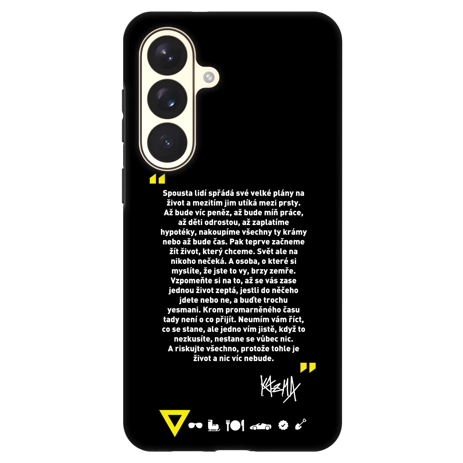 Picasee Fashion Case PowerShare pro Samsung Galaxy S26+ - Kazma - BUĎTE TROCHU YESMANI