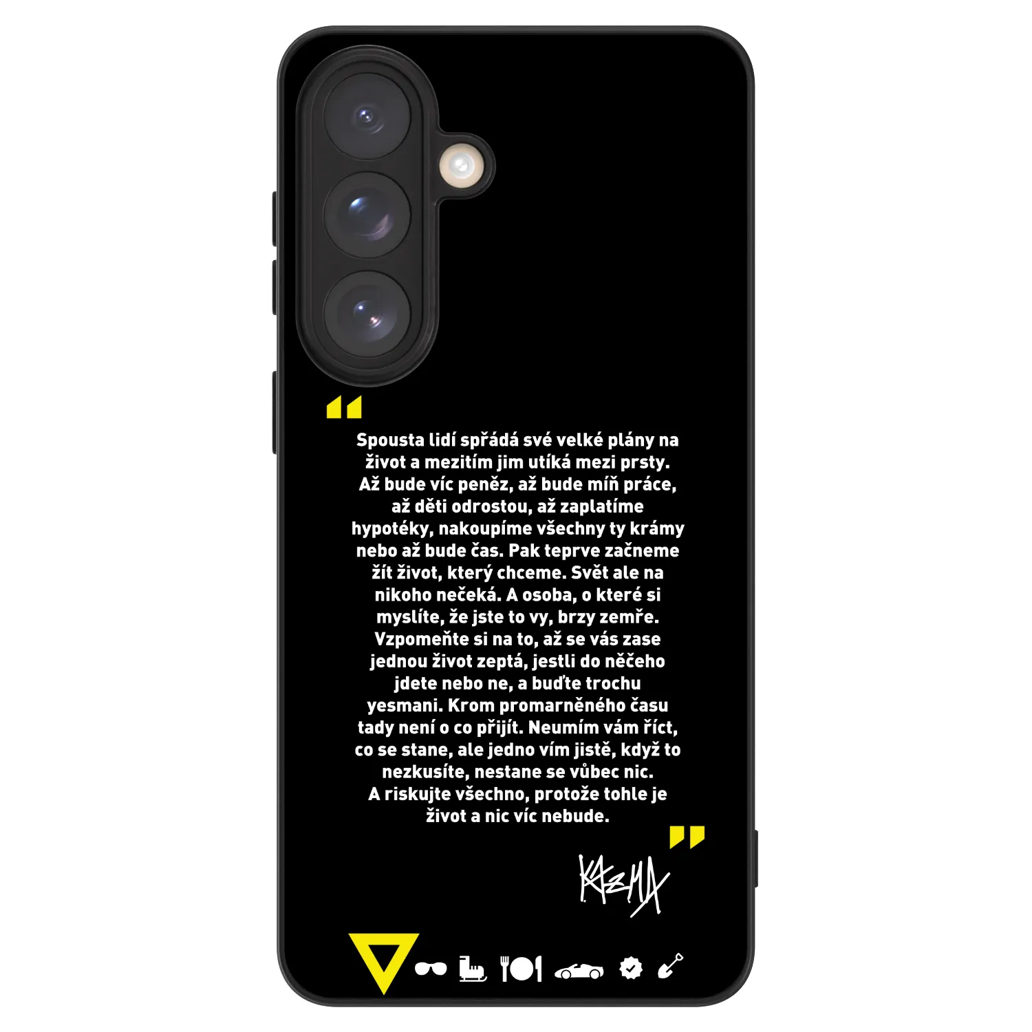 Picasee ULTIMATE CASE pro Samsung Galaxy S26+ - Kazma - BUĎTE TROCHU YESMANI