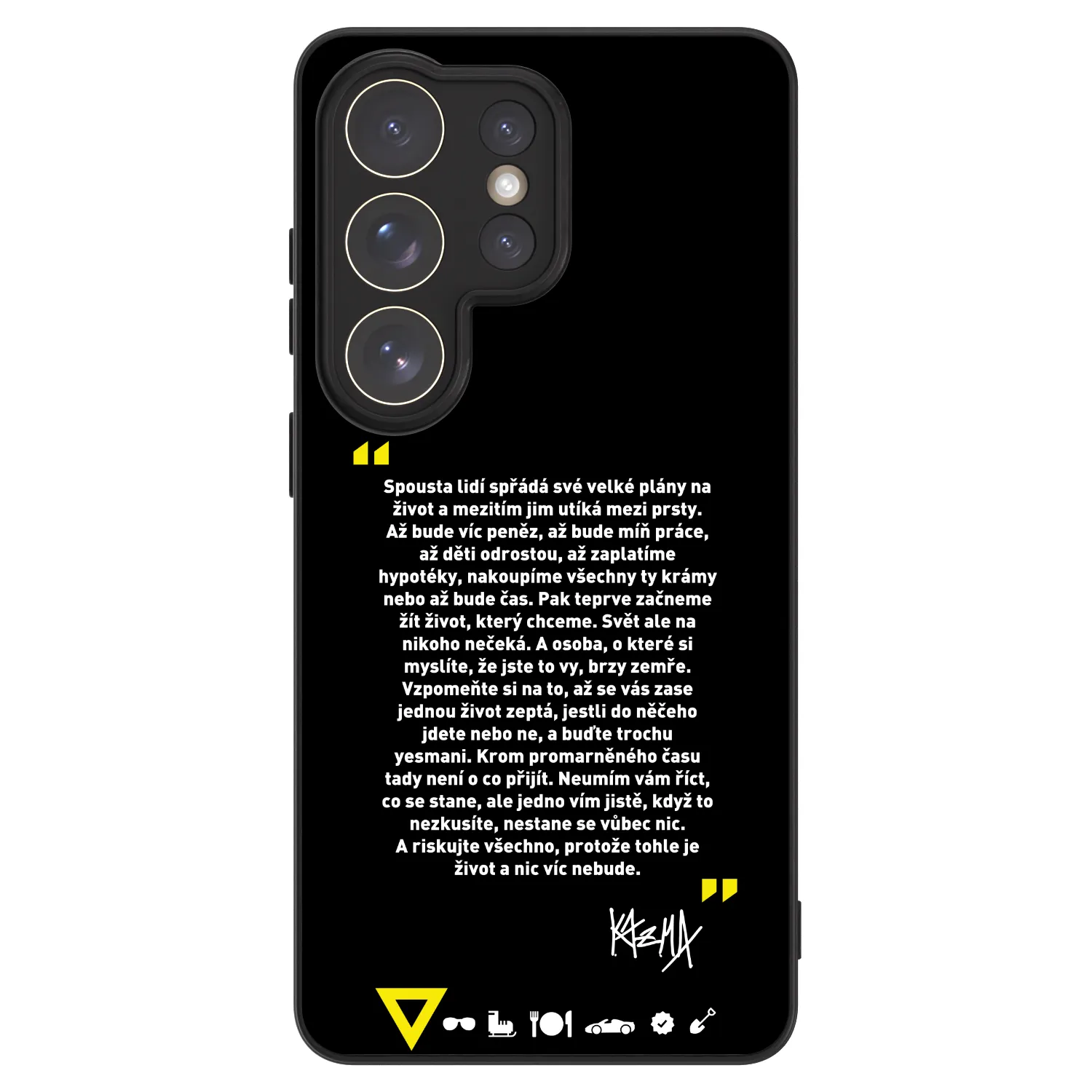 Picasee ULTIMATE CASE PowerShare pro Samsung Galaxy S26 Ultra - Kazma - BUĎTE TROCHU YESMANI