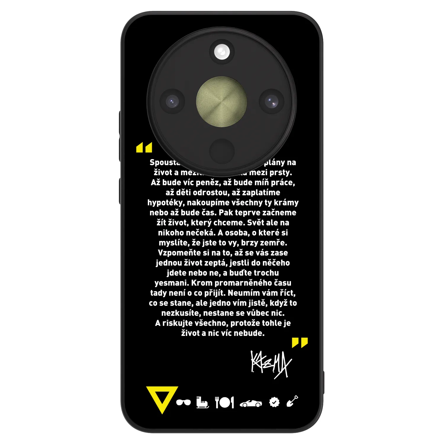 Picasee ULTIMATE CASE pro Honor Magic8 Lite 5G - Kazma - BUĎTE TROCHU YESMANI