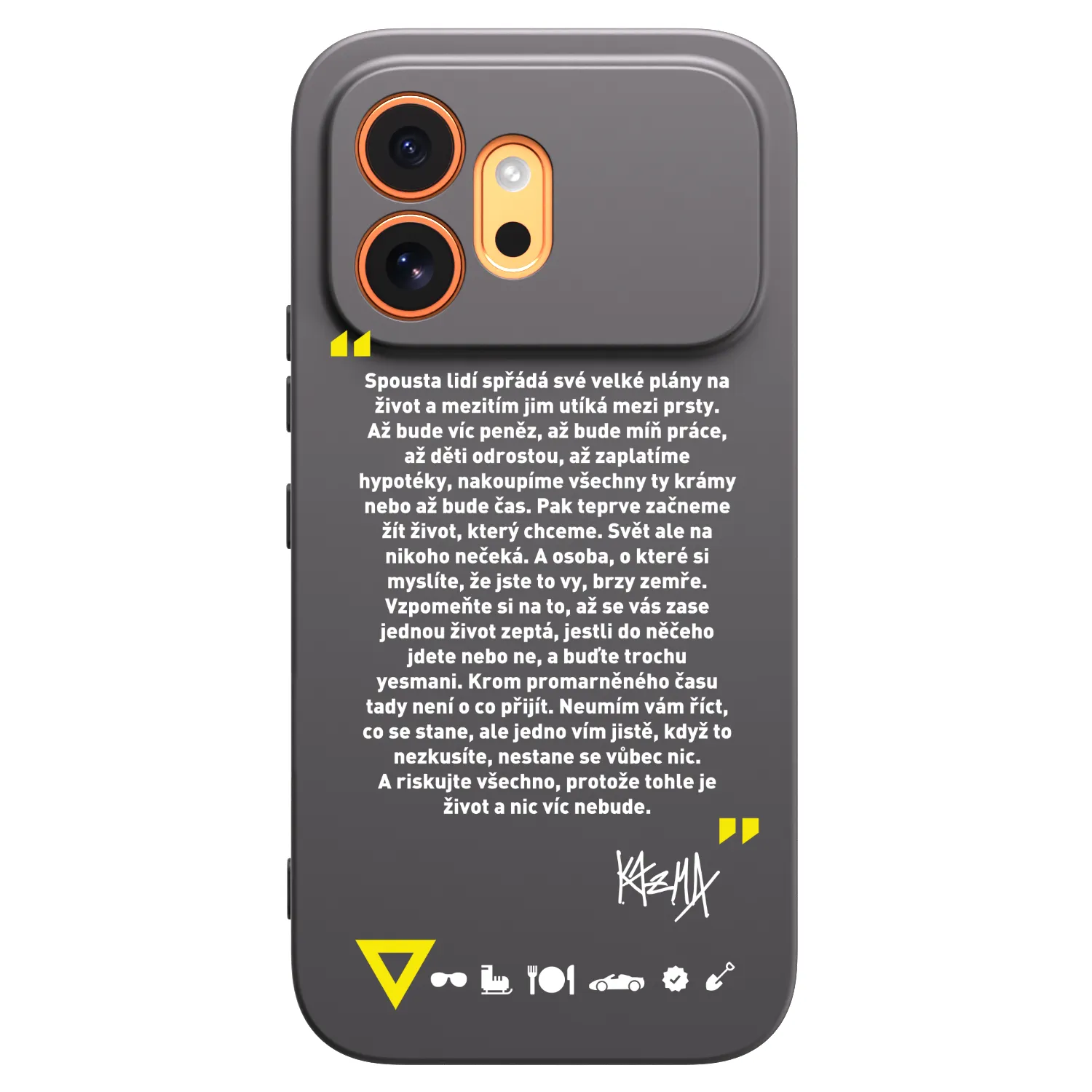 Picasee silikonový černý obal pro Honor 600 - Kazma - BUĎTE TROCHU YESMANI